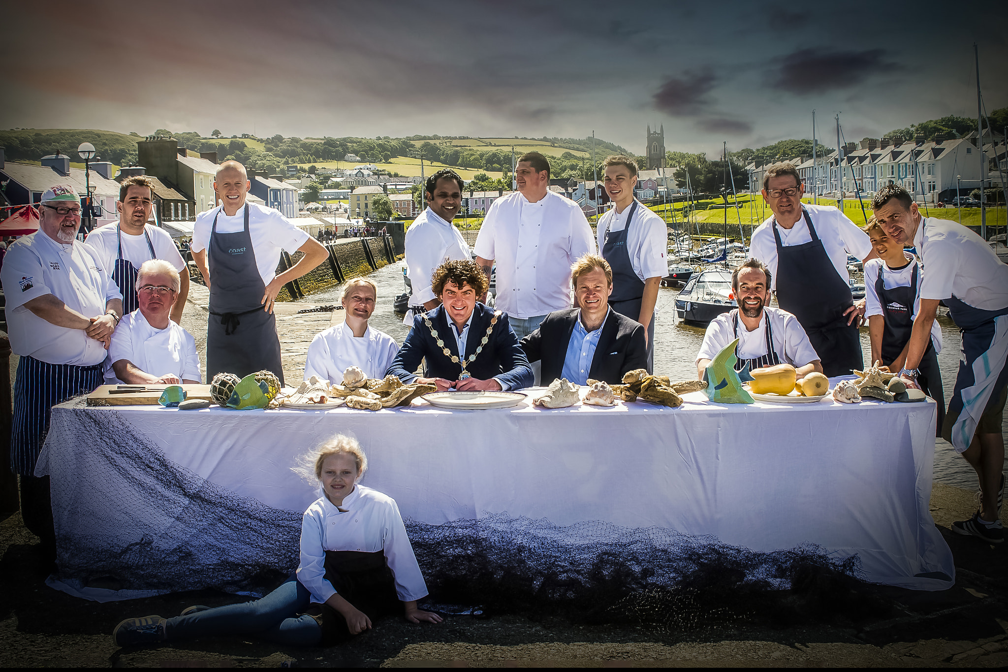 Nikon Df sample photo. Aberaeron last supper photography