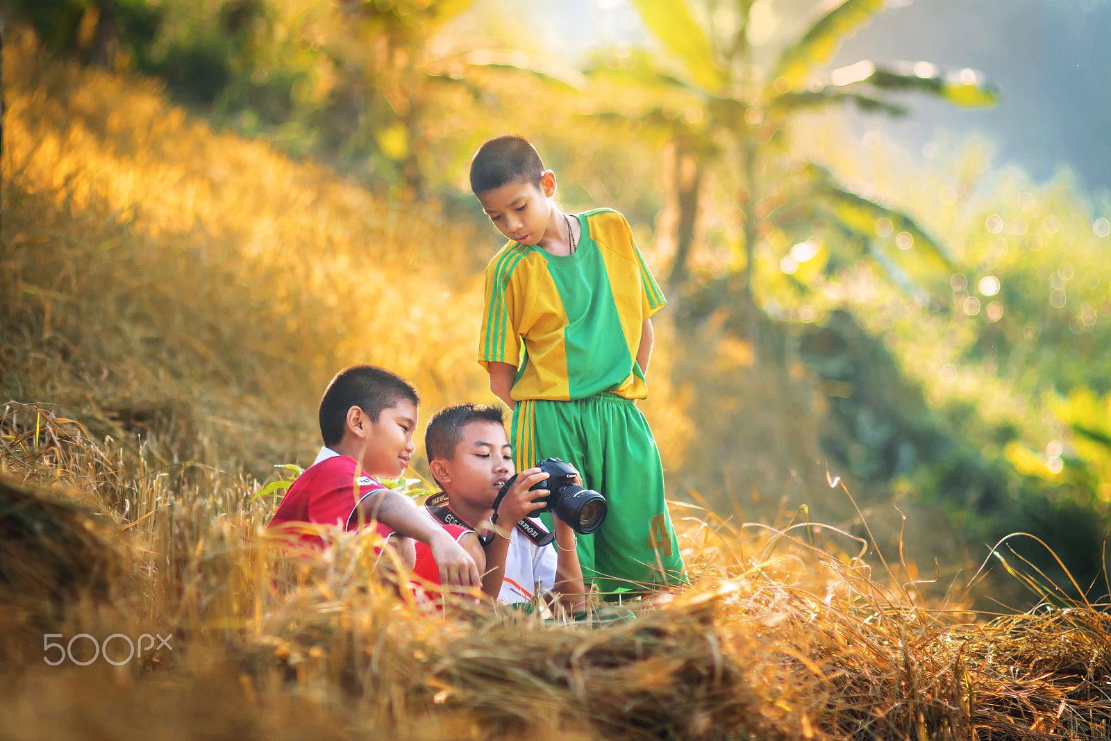 Sigma 85mm F1.4 EX DG HSM sample photo. Children learn together. photography