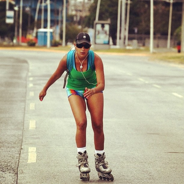 Street roller skating