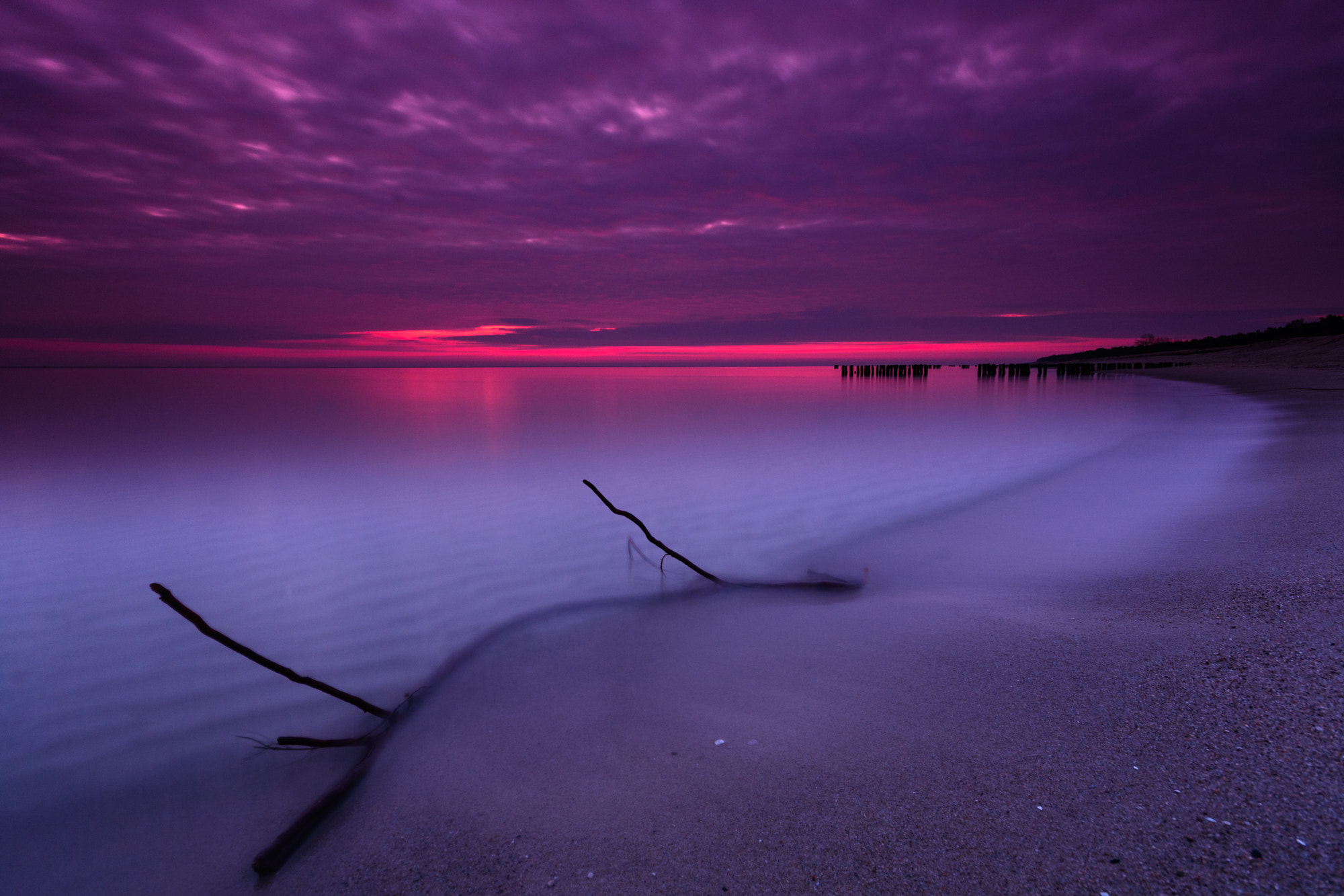 Sigma 10-20mm F4-5.6 EX DC HSM sample photo. Sunrise, wladyslawowo, poland photography