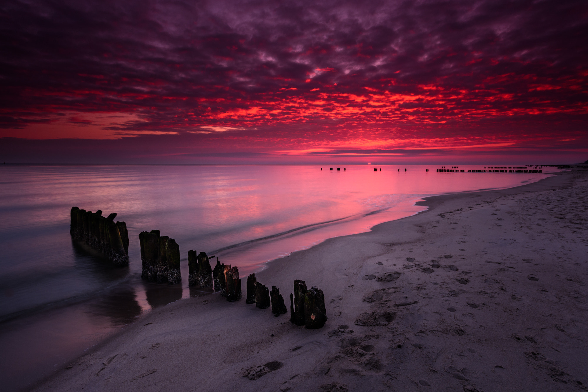Sigma 10-20mm F4-5.6 EX DC HSM sample photo. Sunrise, wladyslawowo, poland photography