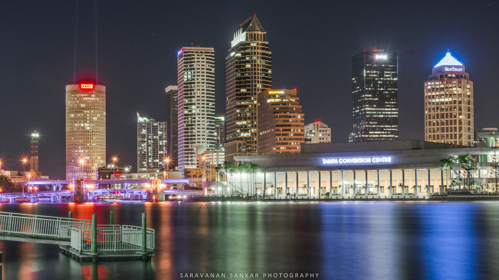 Sony SLT-A65 (SLT-A65V) sample photo. Tampa skyline photography