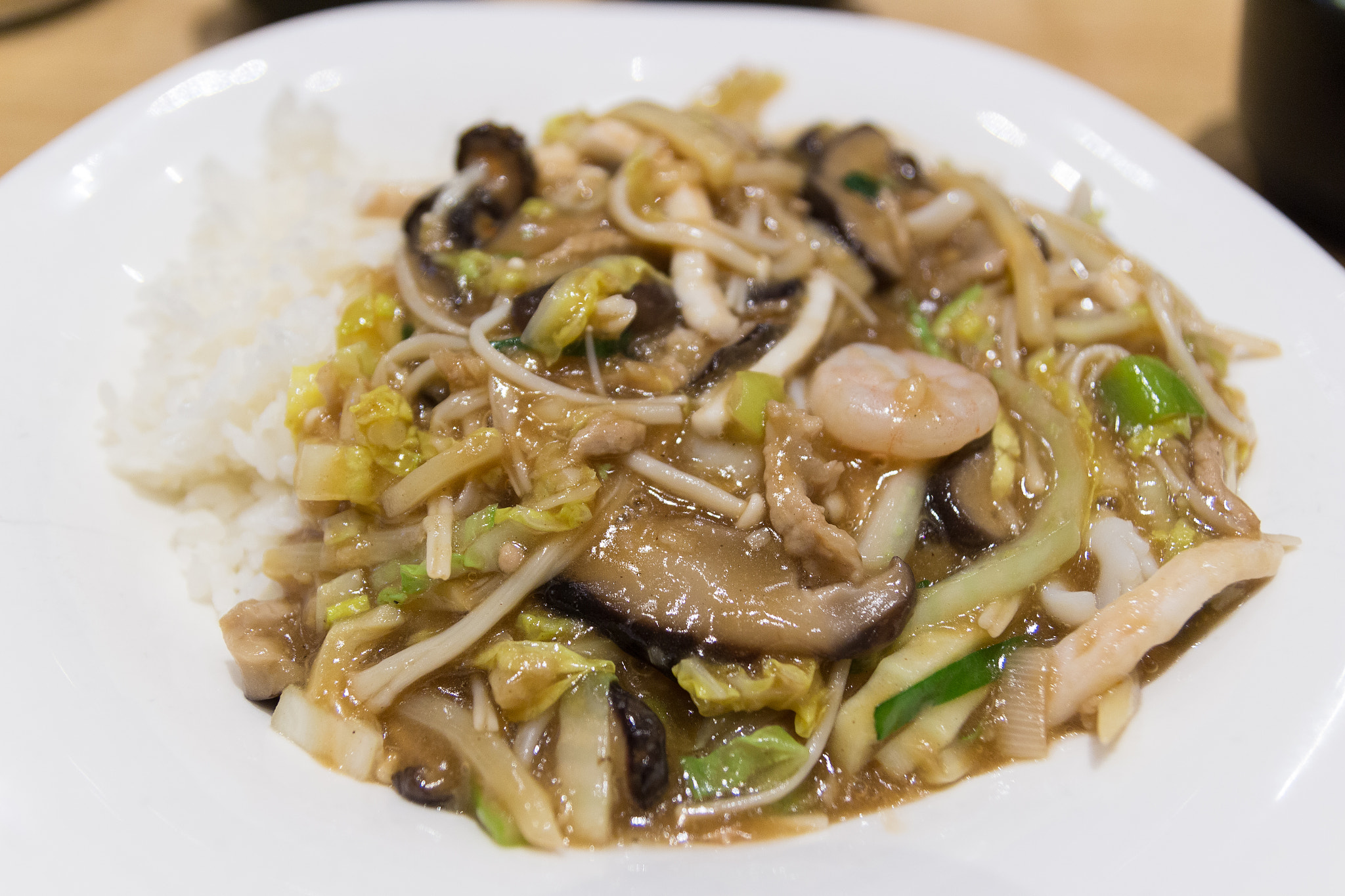 Tamron SP AF 17-50mm F2.8 XR Di II LD Aspherical (IF) sample photo. Chinese rice with seafood. photography