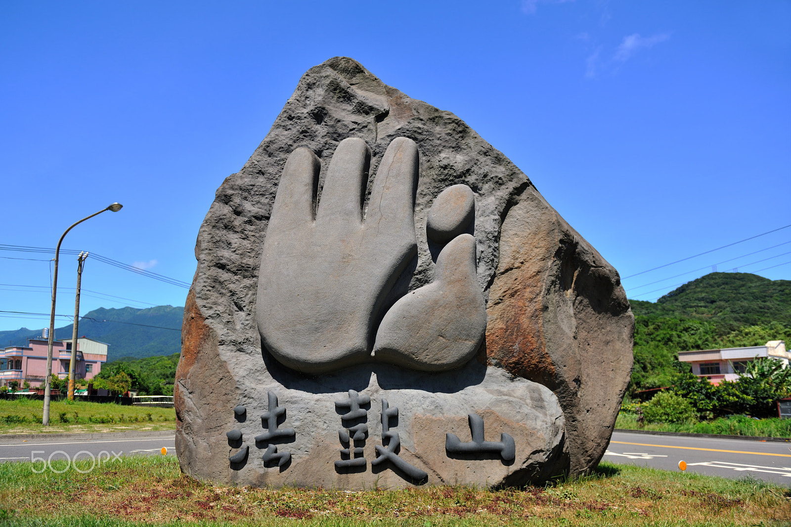 Nikon D3X sample photo. 宗教,信仰,巨大,石,手,雕刻 photography