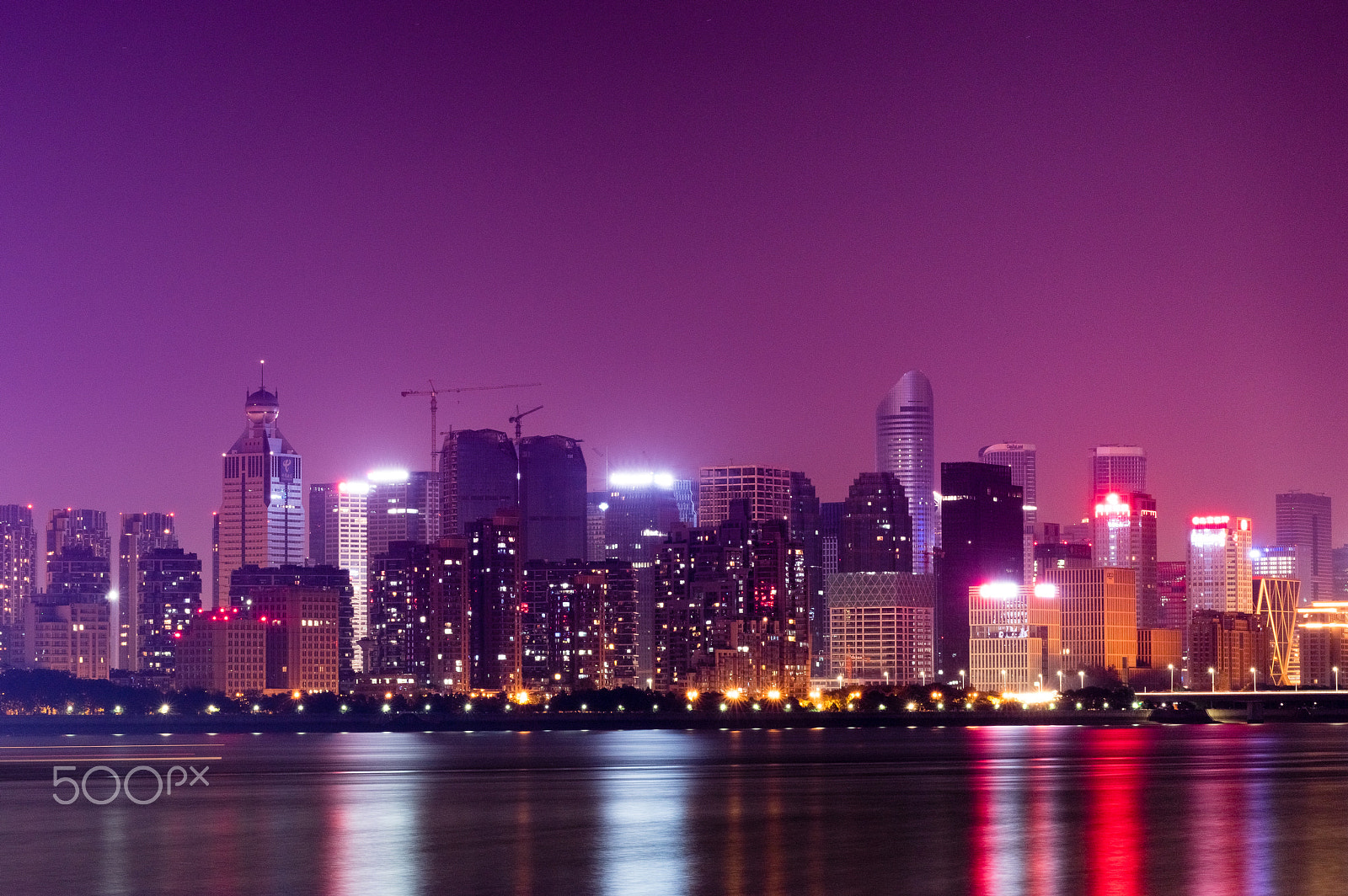Tamron AF 70-300mm F4-5.6 LD Macro 1:2 sample photo. Hangzhou's violet dreamscape photography