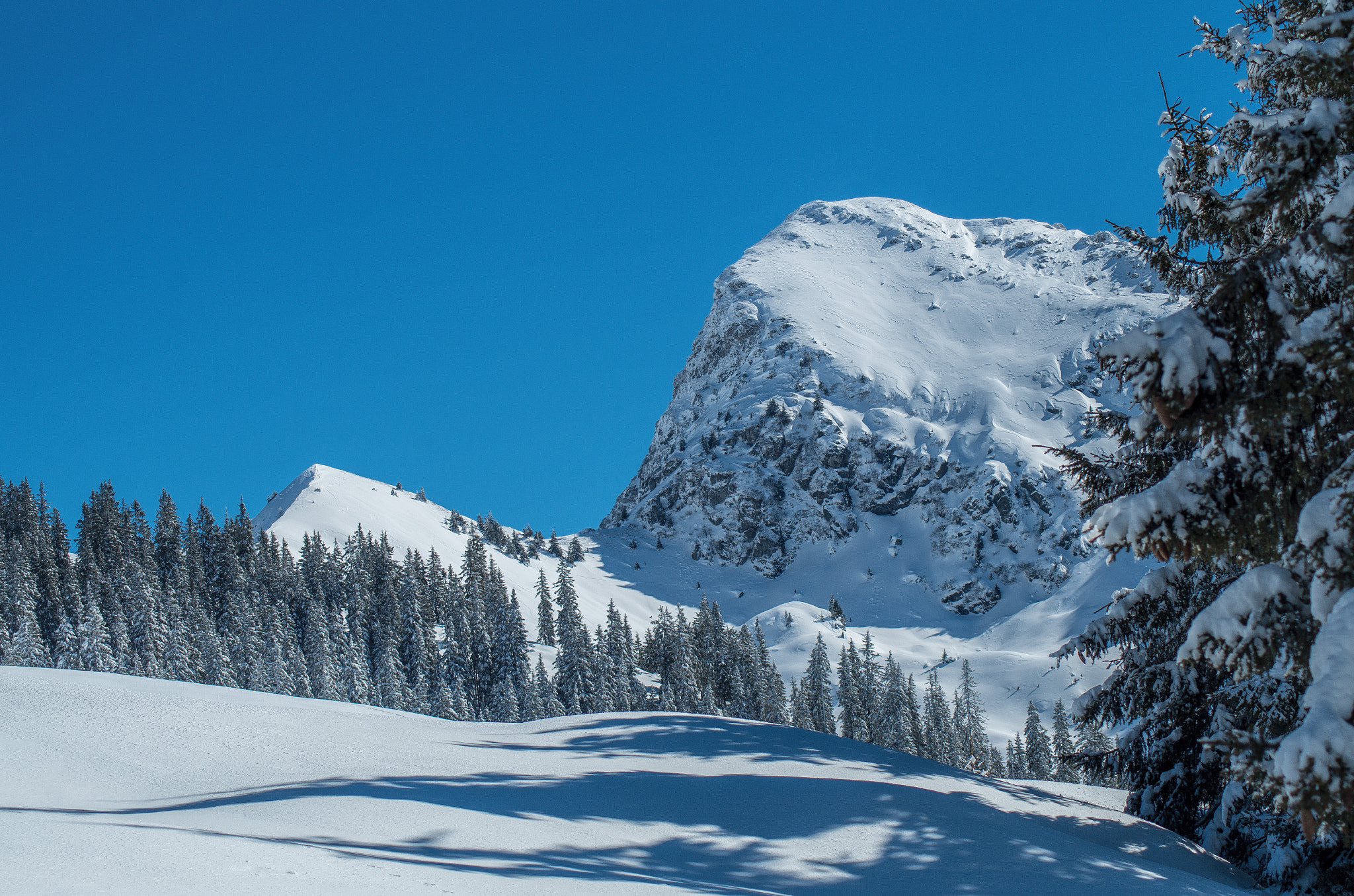 Pentax K-50 + Tamron AF 70-300mm F4-5.6 LD Macro 1:2 sample photo. Silent mountain photography