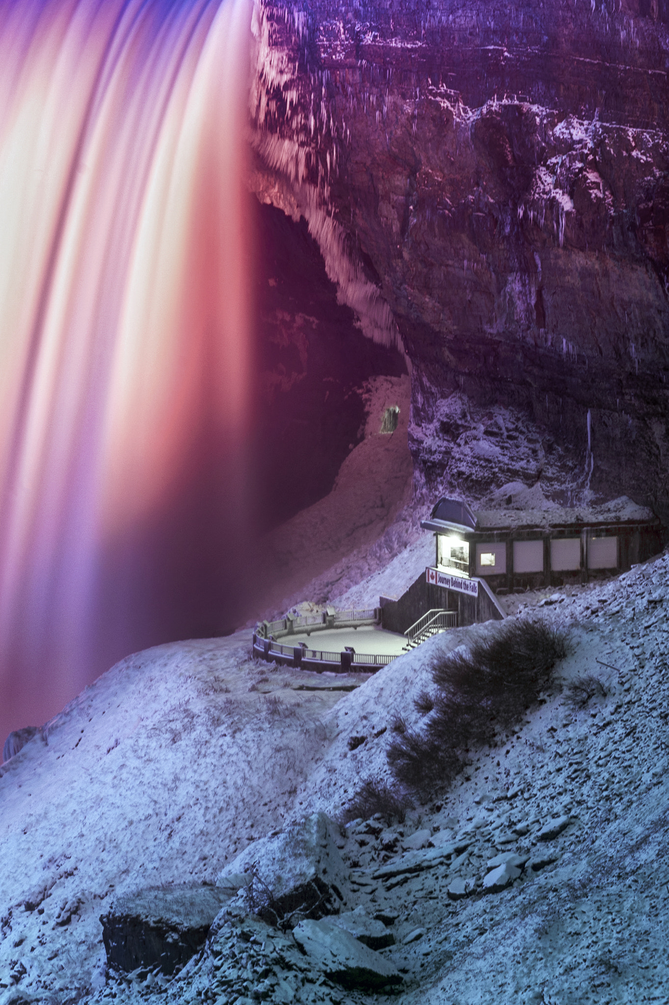Nikon D700 sample photo. Journey behind the falls photography