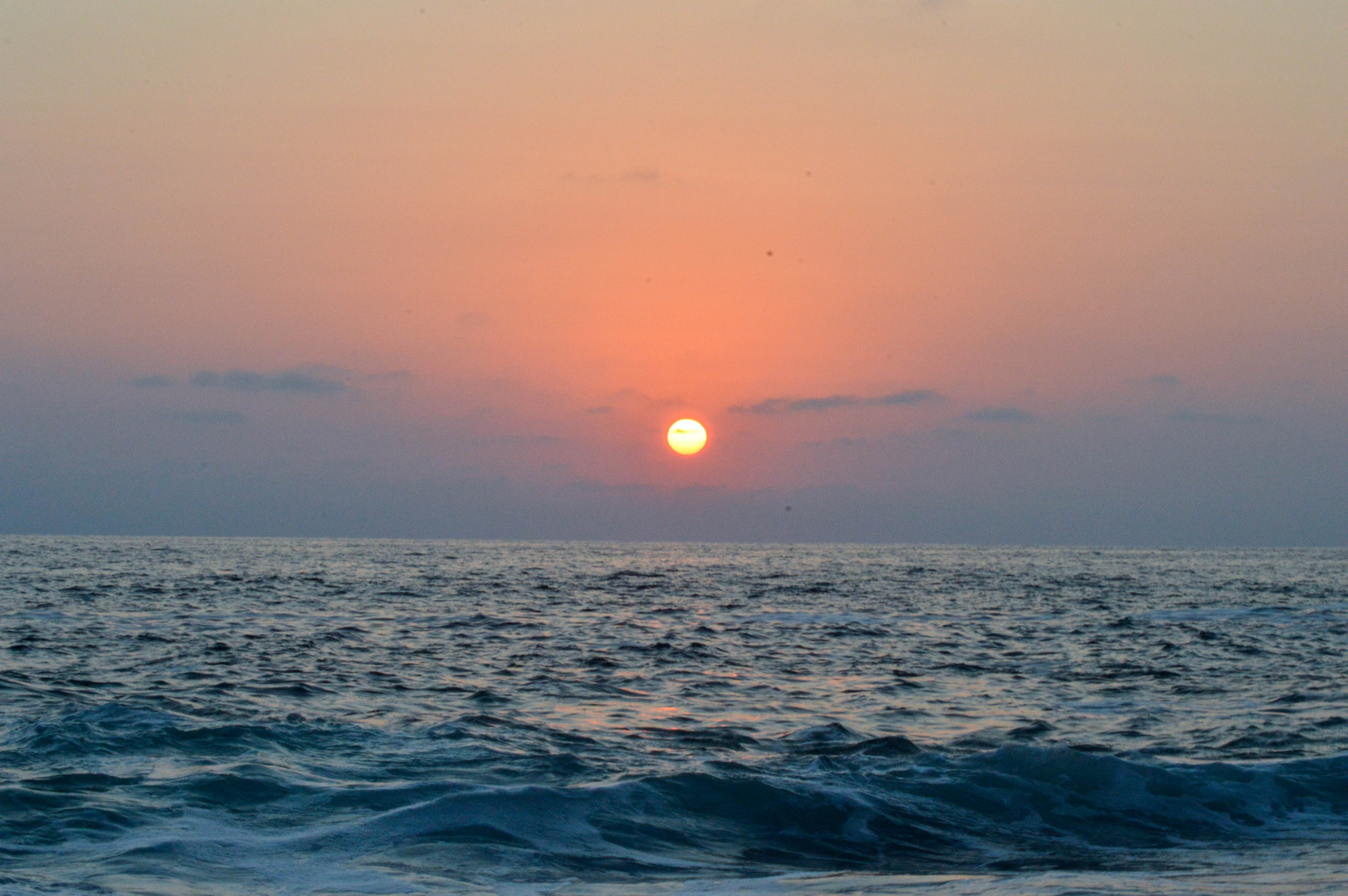 Nikon D3200 sample photo. Orange sunset photography