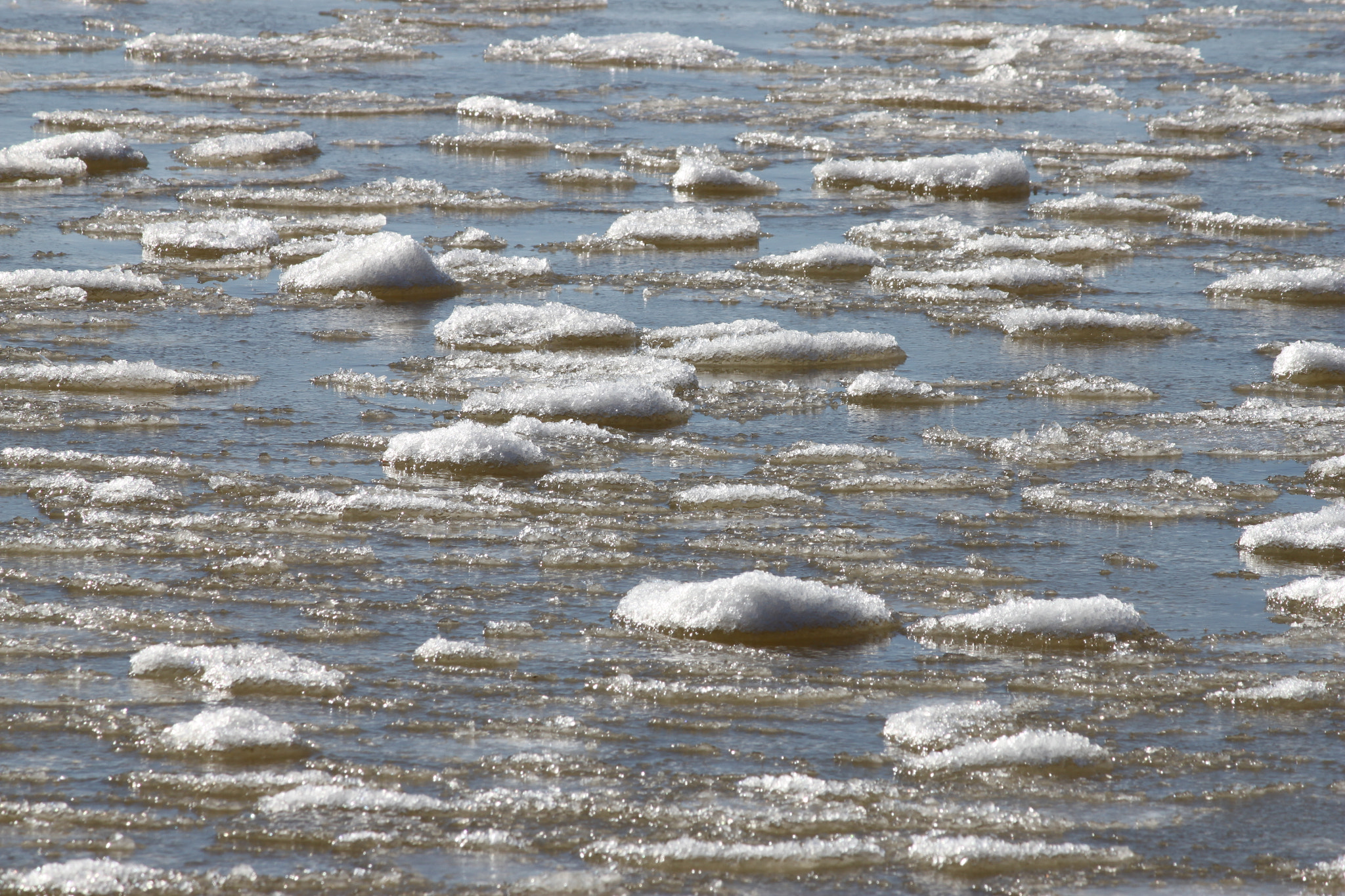 Canon EF-S 55-250mm F4-5.6 IS sample photo. Frozen lake photography