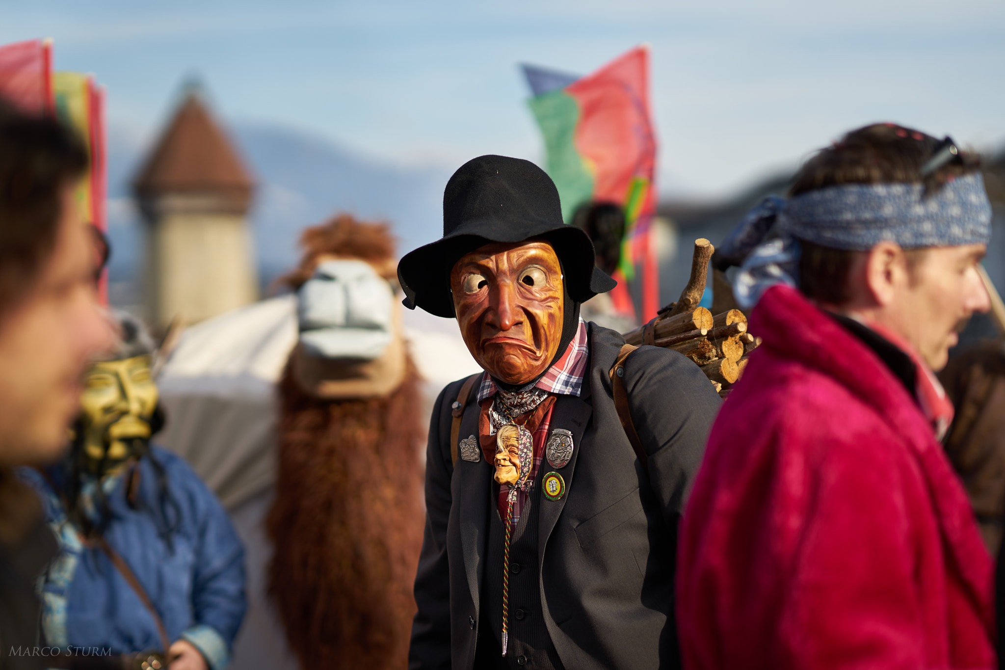 Sony FE 85mm F1.4 GM sample photo. Fasnacht luzern photography