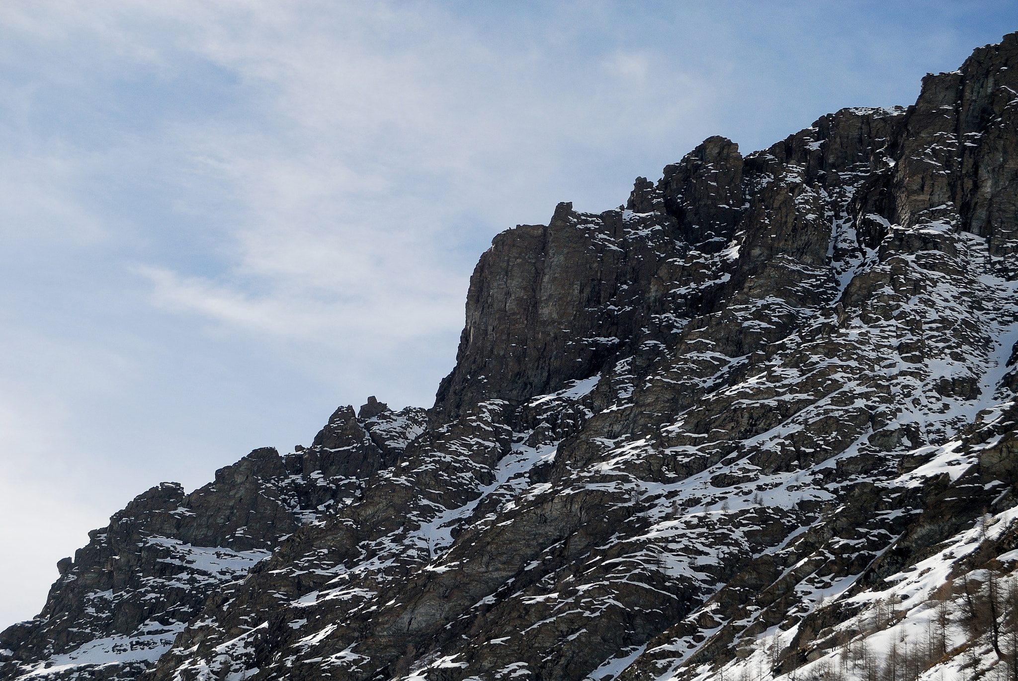 Nikon D200 sample photo. Alpine rock photography