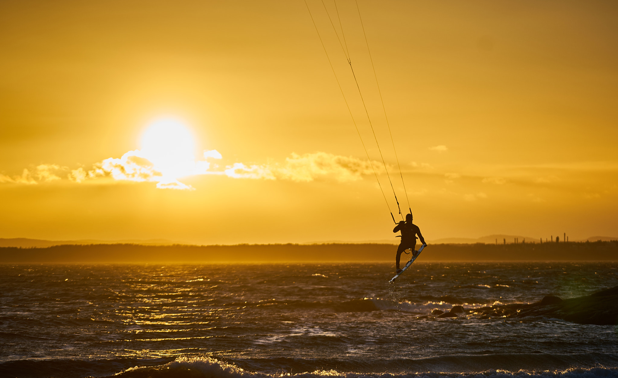 Sony FE 70-200mm F4 G OSS sample photo. Windsurfing in norway photography