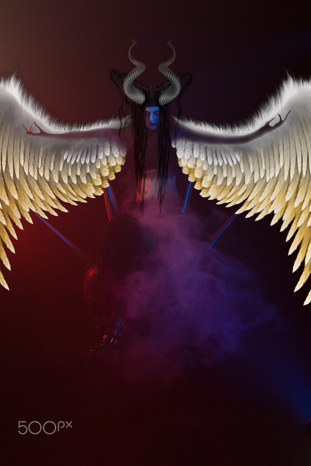 Canon EOS 50D + Canon EF 24-105mm F4L IS USM sample photo. Dark angel. photography