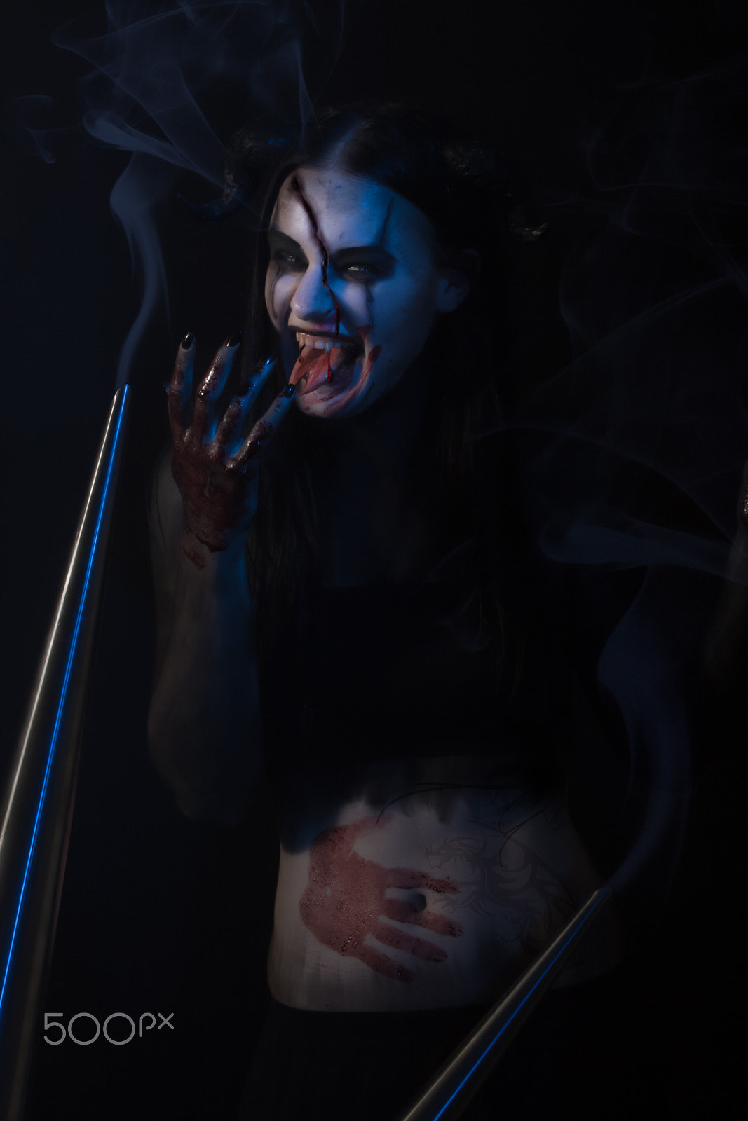 Canon EOS 50D + Canon EF 24-105mm F4L IS USM sample photo. Vampire photography