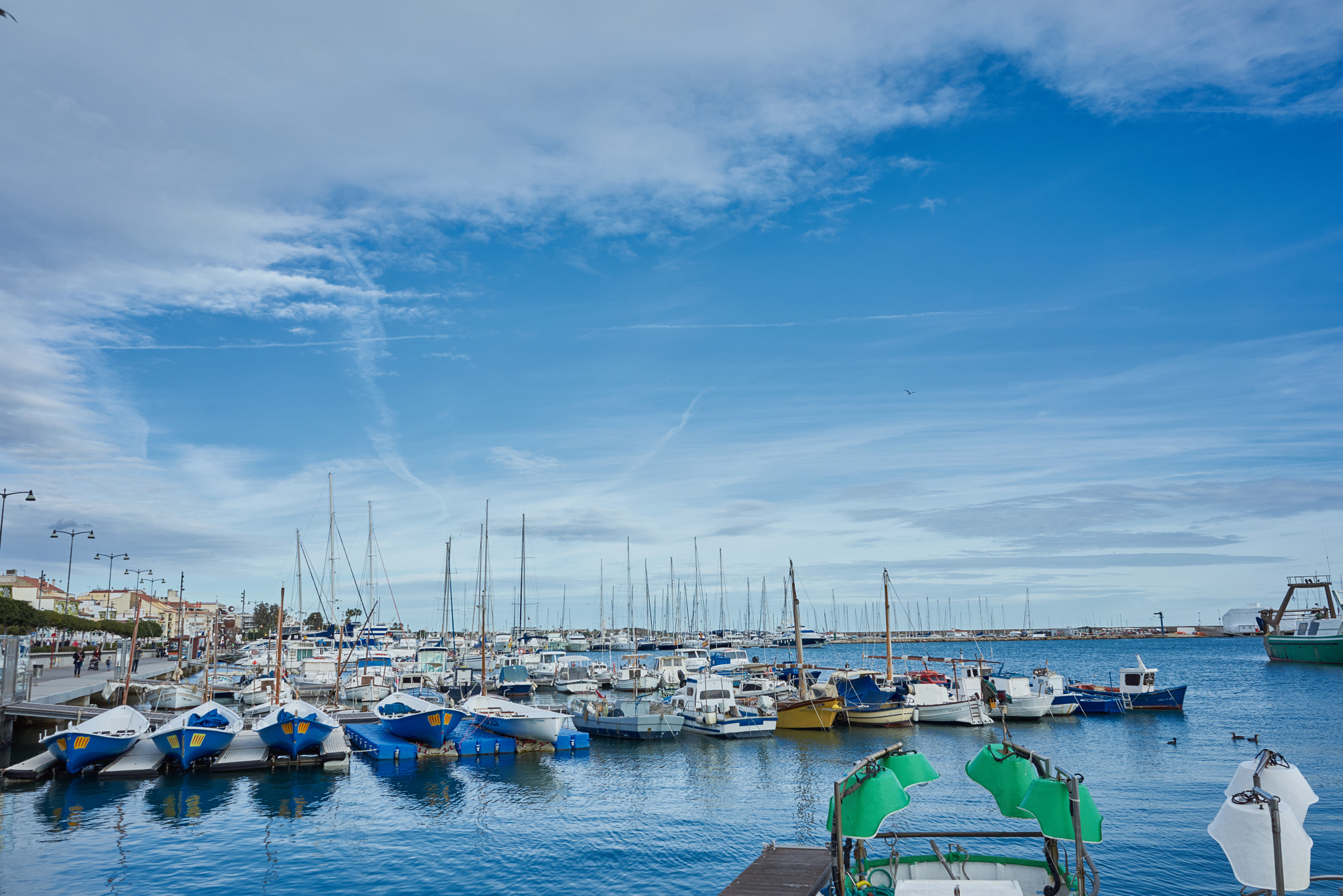 Sony FE 28mm F2 sample photo. Ships at sea  photography