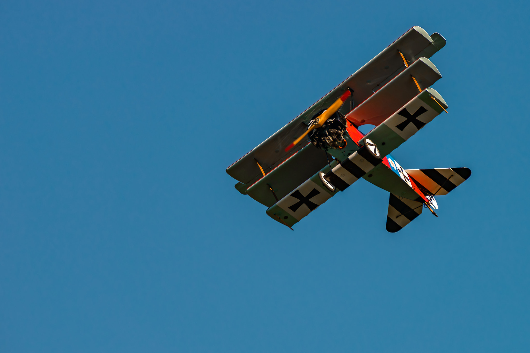 Nikon AF-S Nikkor 200-500mm F5.6E ED VR sample photo. Fokker dr-i (reproduction) photography