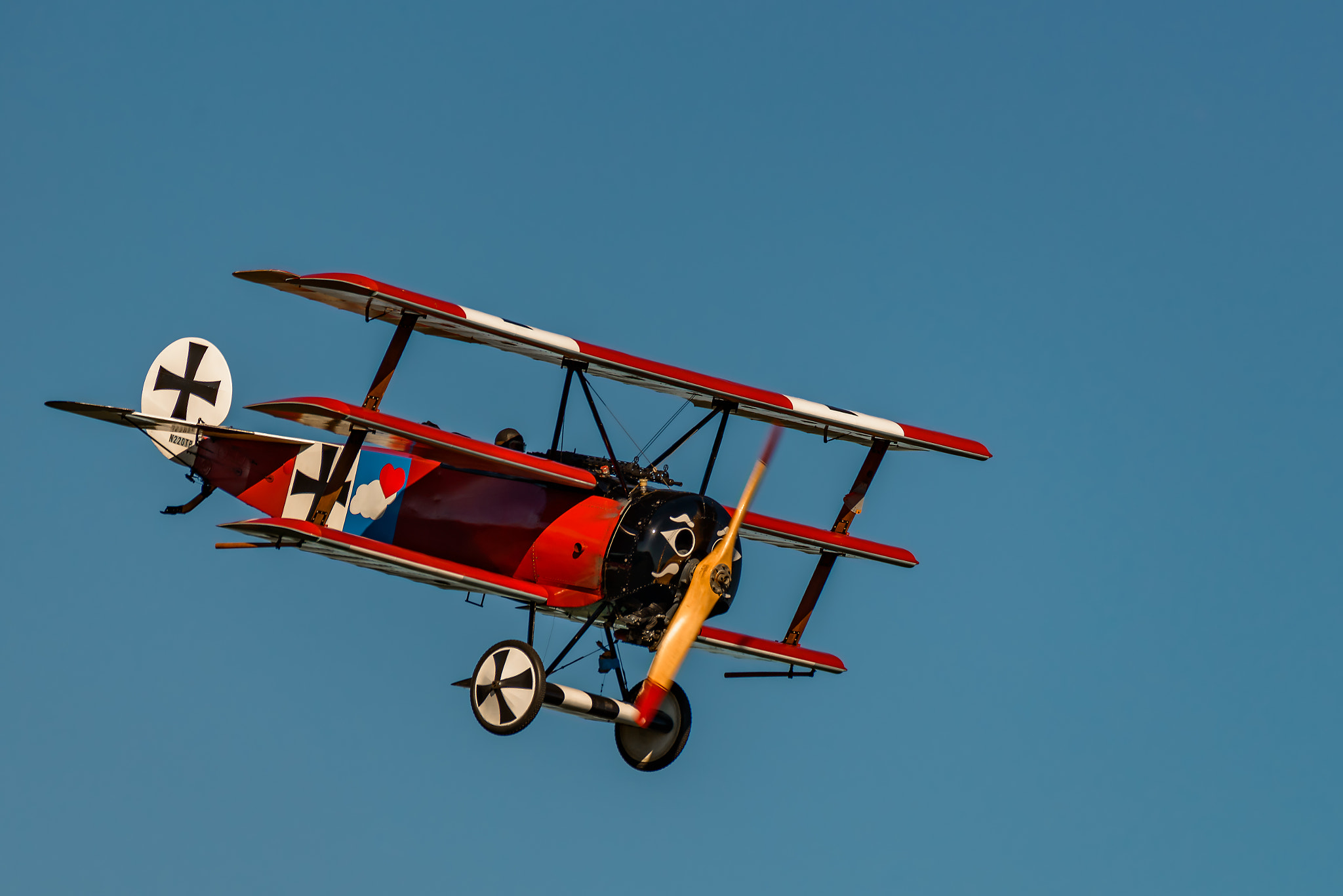 Nikon AF-S Nikkor 200-500mm F5.6E ED VR sample photo. Fokker dr-i (reproduction) photography