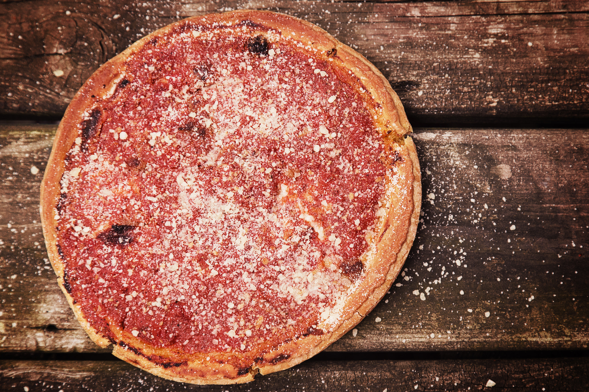 Canon EOS-1D X + Canon EF 24-105mm F4L IS USM sample photo. Deep dish pizza photography
