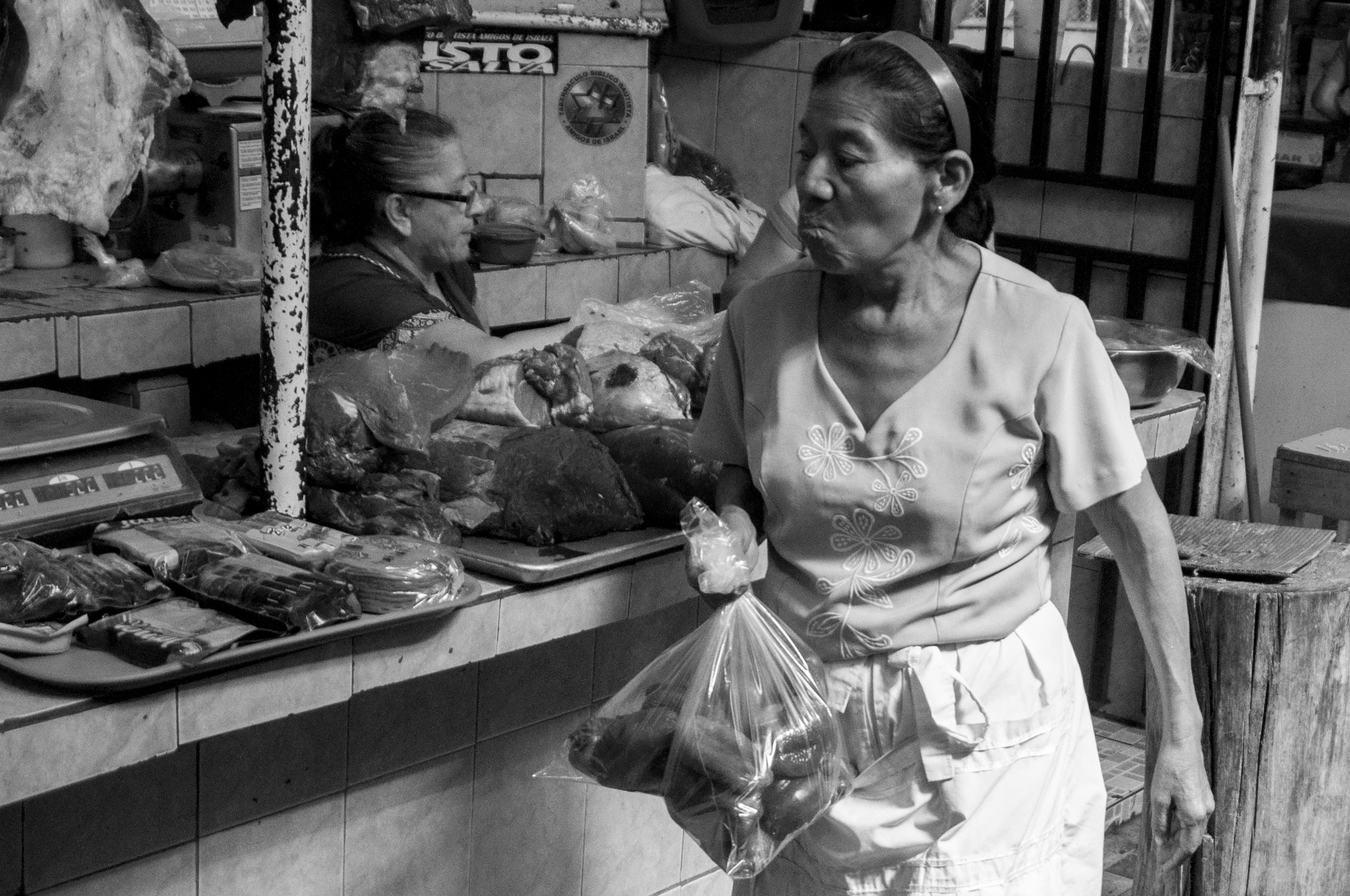 Nikon D5000 sample photo. "meat is too expensive" photography
