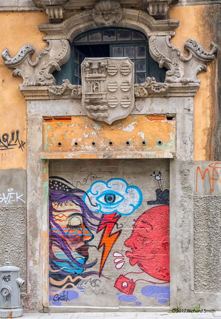 Nikon D600 sample photo. Porto street art photography