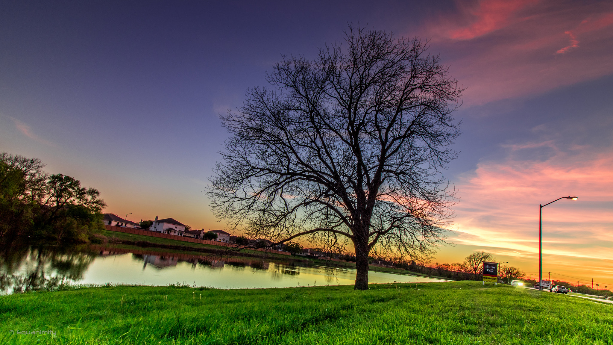 Canon EOS 750D (EOS Rebel T6i / EOS Kiss X8i) sample photo. Hutto, tx riverwalk @ sunset photography