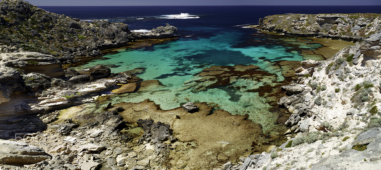 Phase One IQ180 sample photo. Fish hook bay rottnest island photography