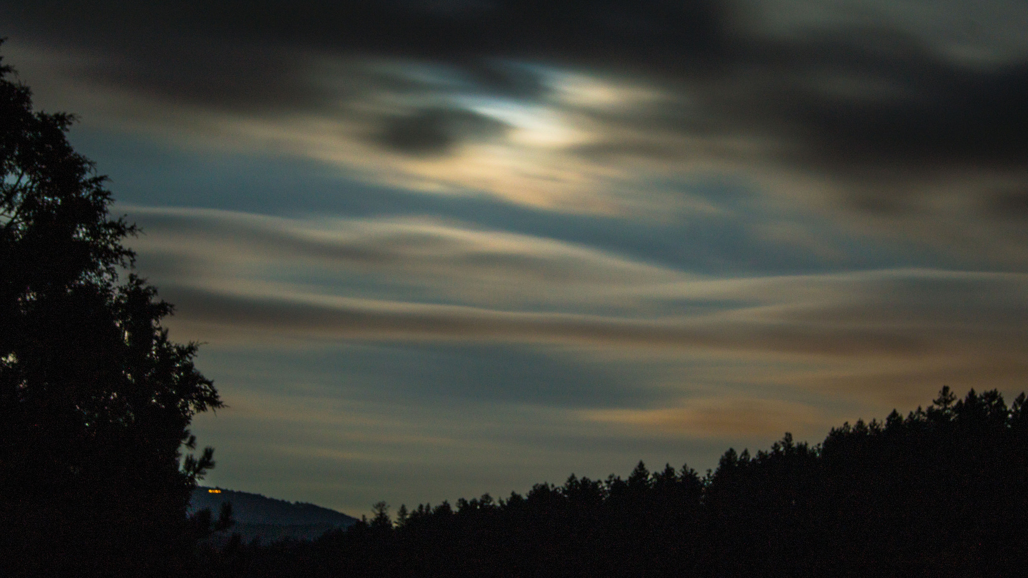 Sony SLT-A55 (SLT-A55V) sample photo. The silky sky photography