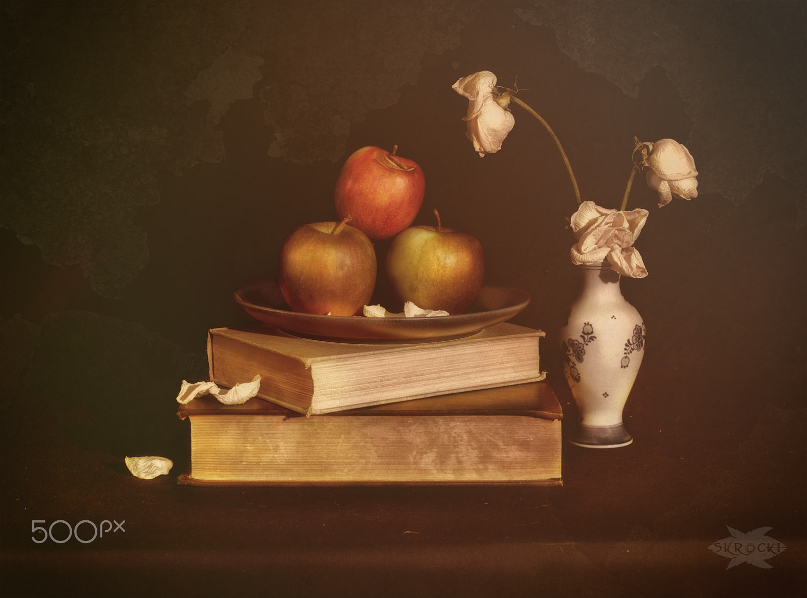 Canon EOS 5D Mark II sample photo. Still life fruit and book photography