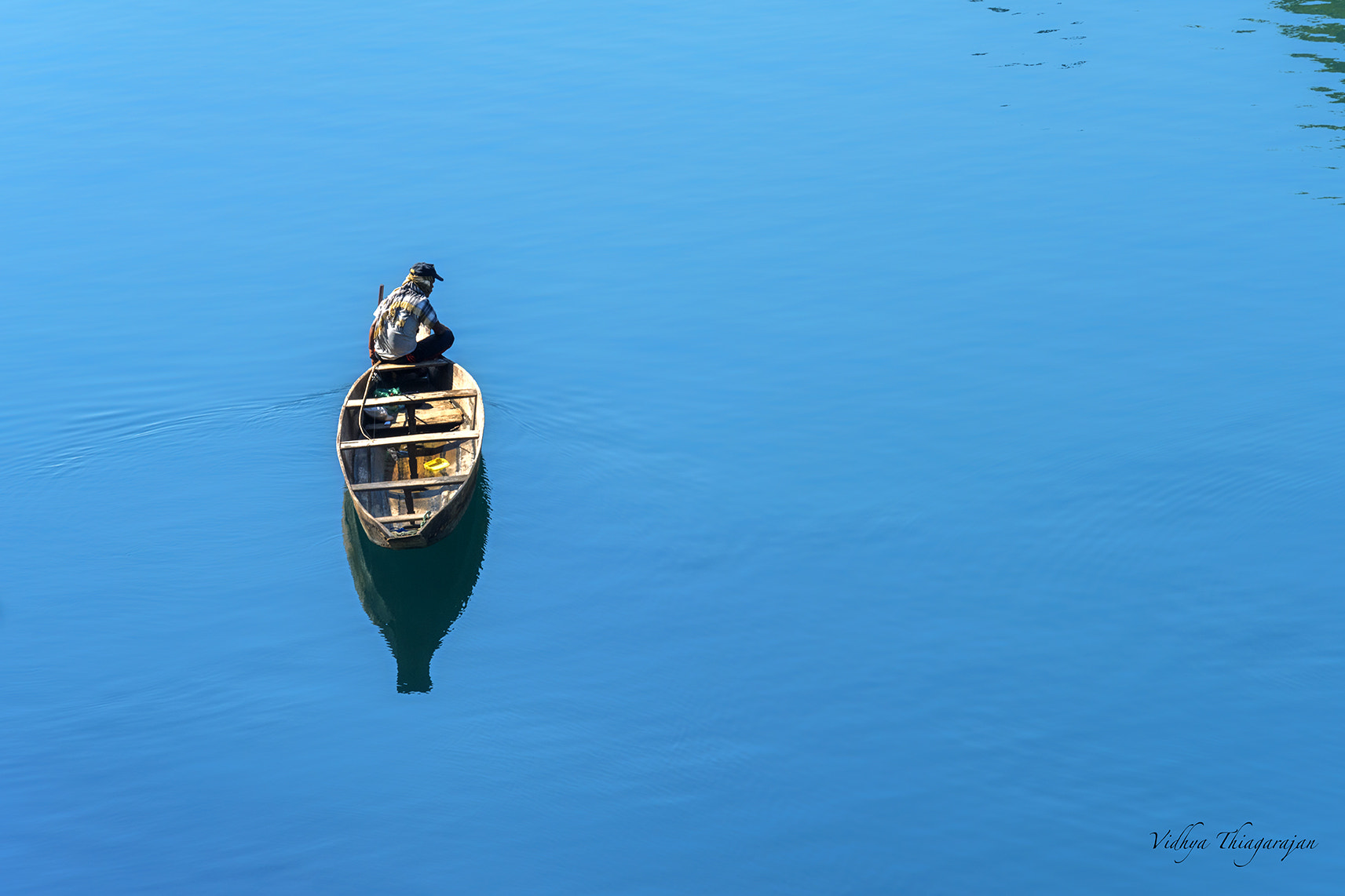 Nikon D810 sample photo. Break time - a fisherman taking a break in dawki, india photography