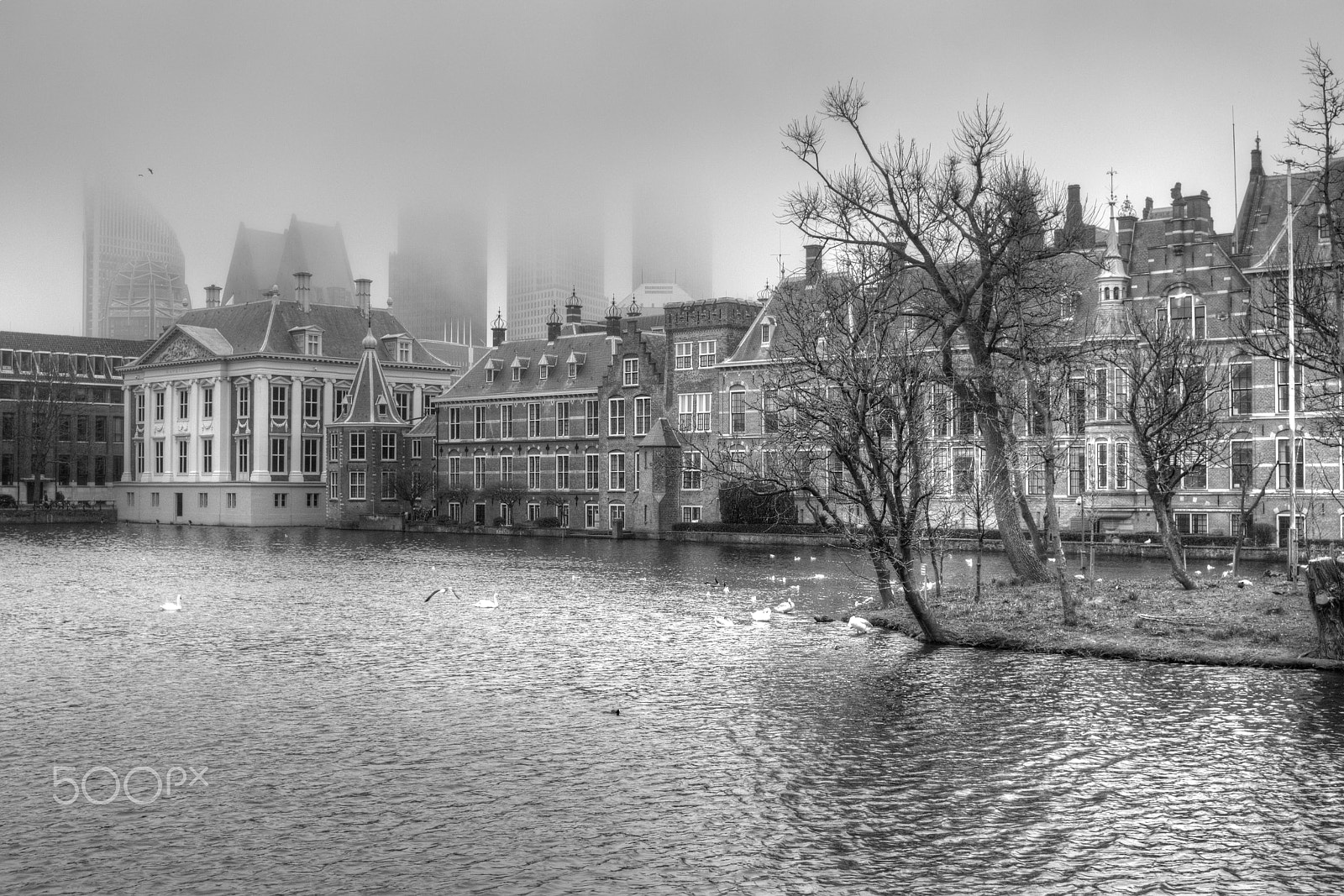 Nikon 1 J2 sample photo. Hofvijver the hague photography