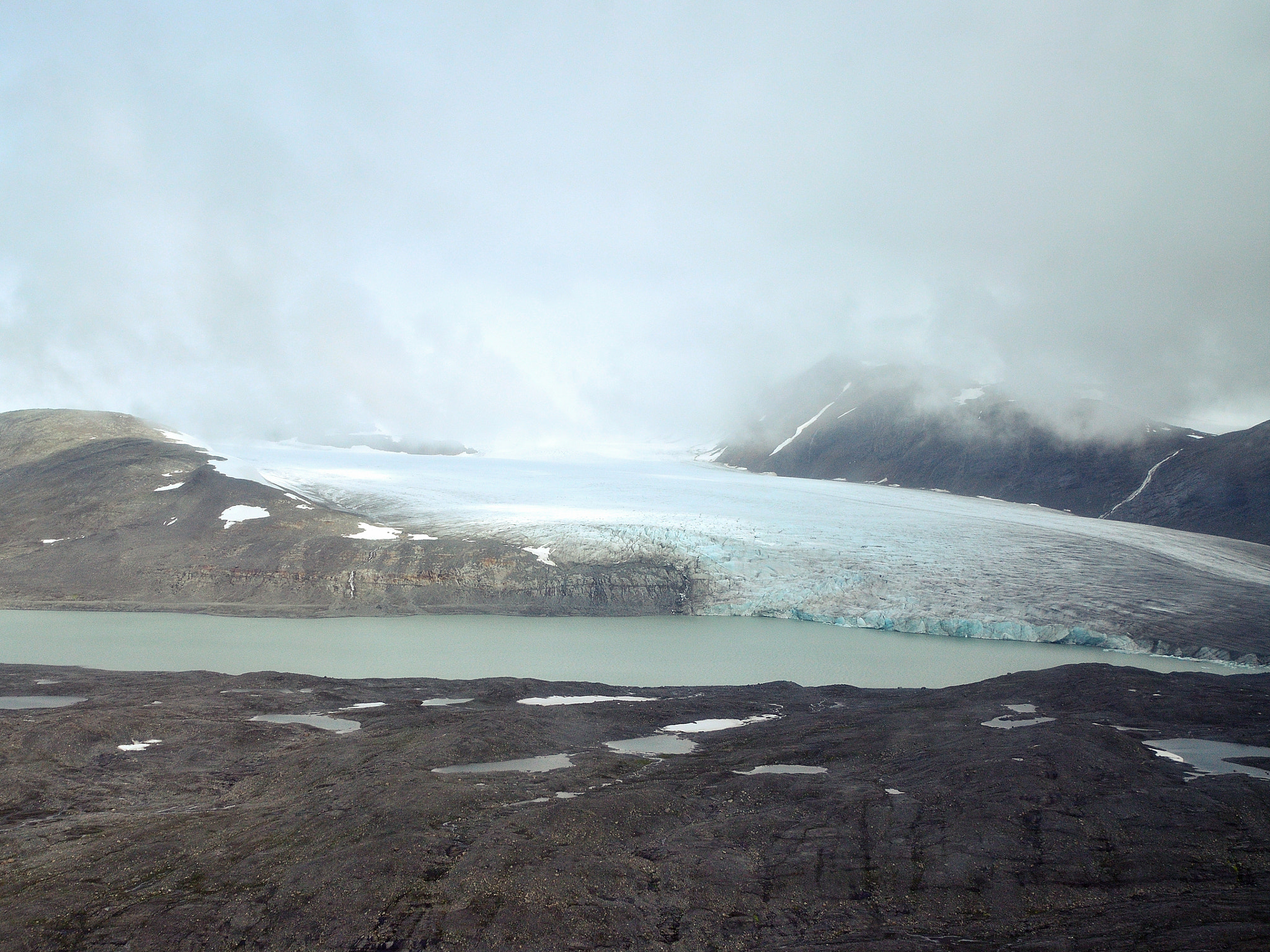 Nikon D5100 + Tamron SP AF 17-50mm F2.8 XR Di II LD Aspherical (IF) sample photo. Salajekna glacier aerial photography