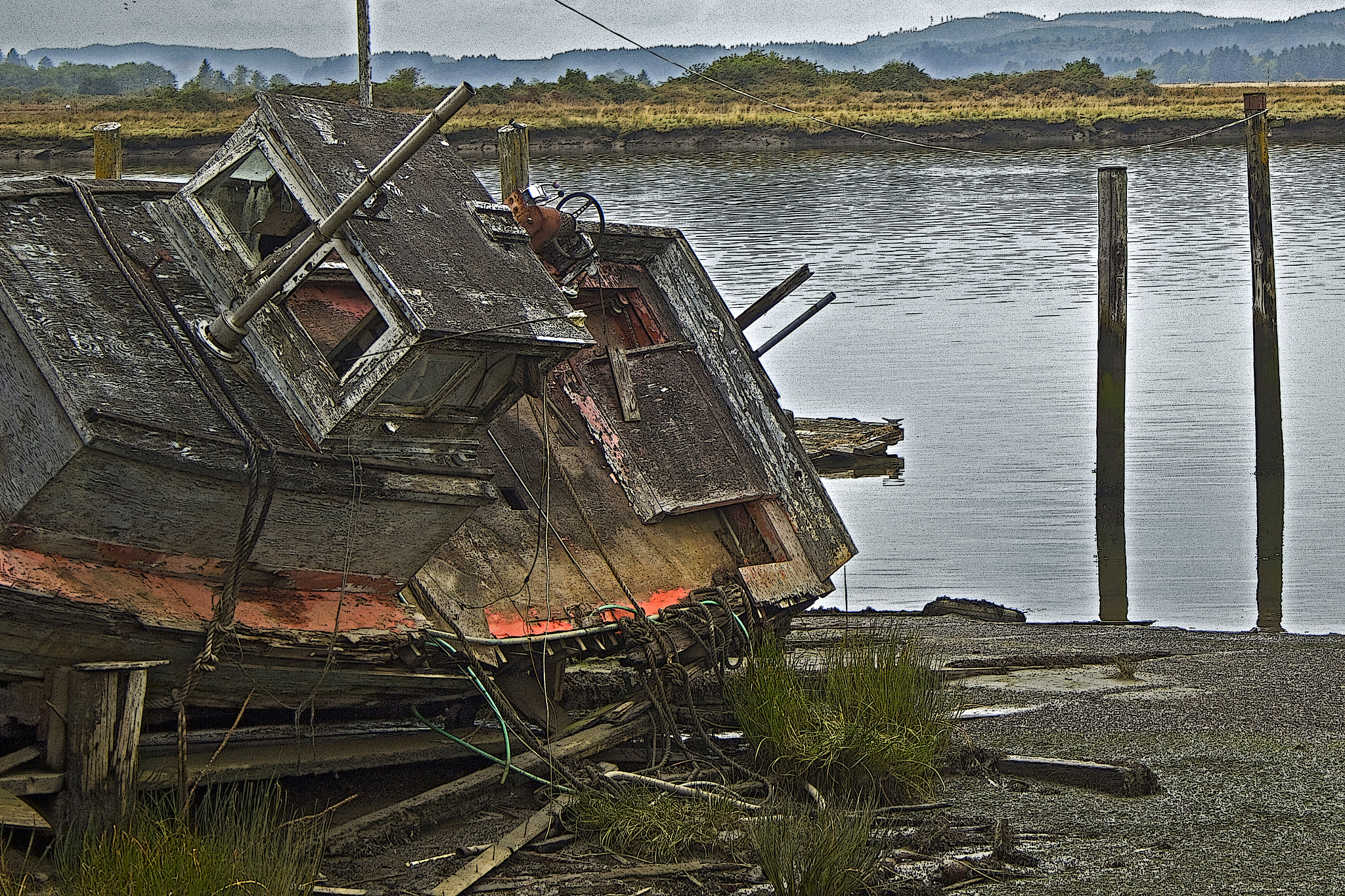 Canon EF-S 18-55mm F3.5-5.6 II sample photo. Abandoned photography