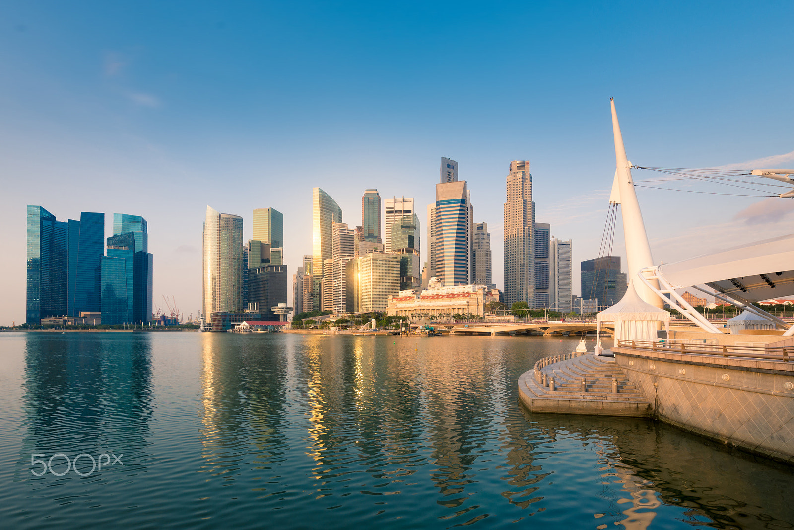 Nikon AF-S Nikkor 14-24mm F2.8G ED sample photo. Singapore business district. photography