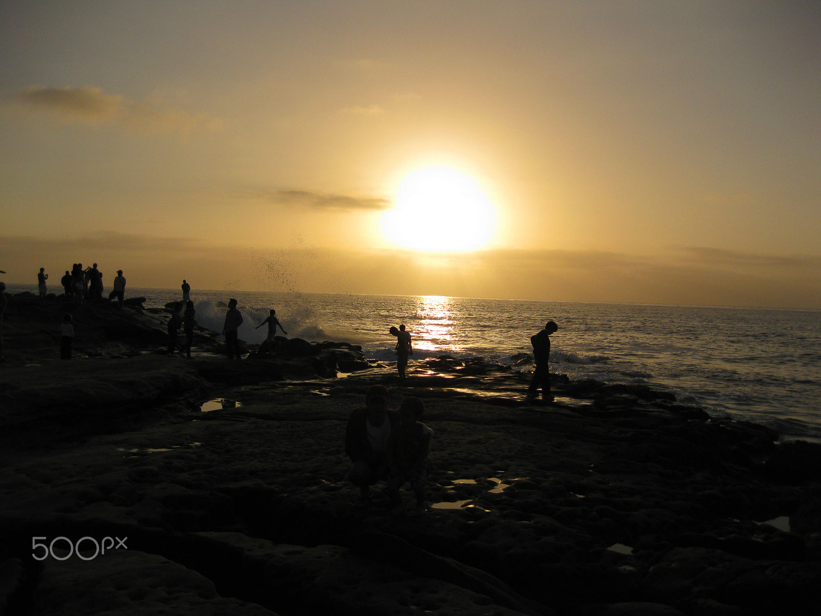 Canon PowerShot SD790 IS (Digital IXUS 90 IS / IXY Digital 95 IS) sample photo. La jolla cove sunset 2 photography