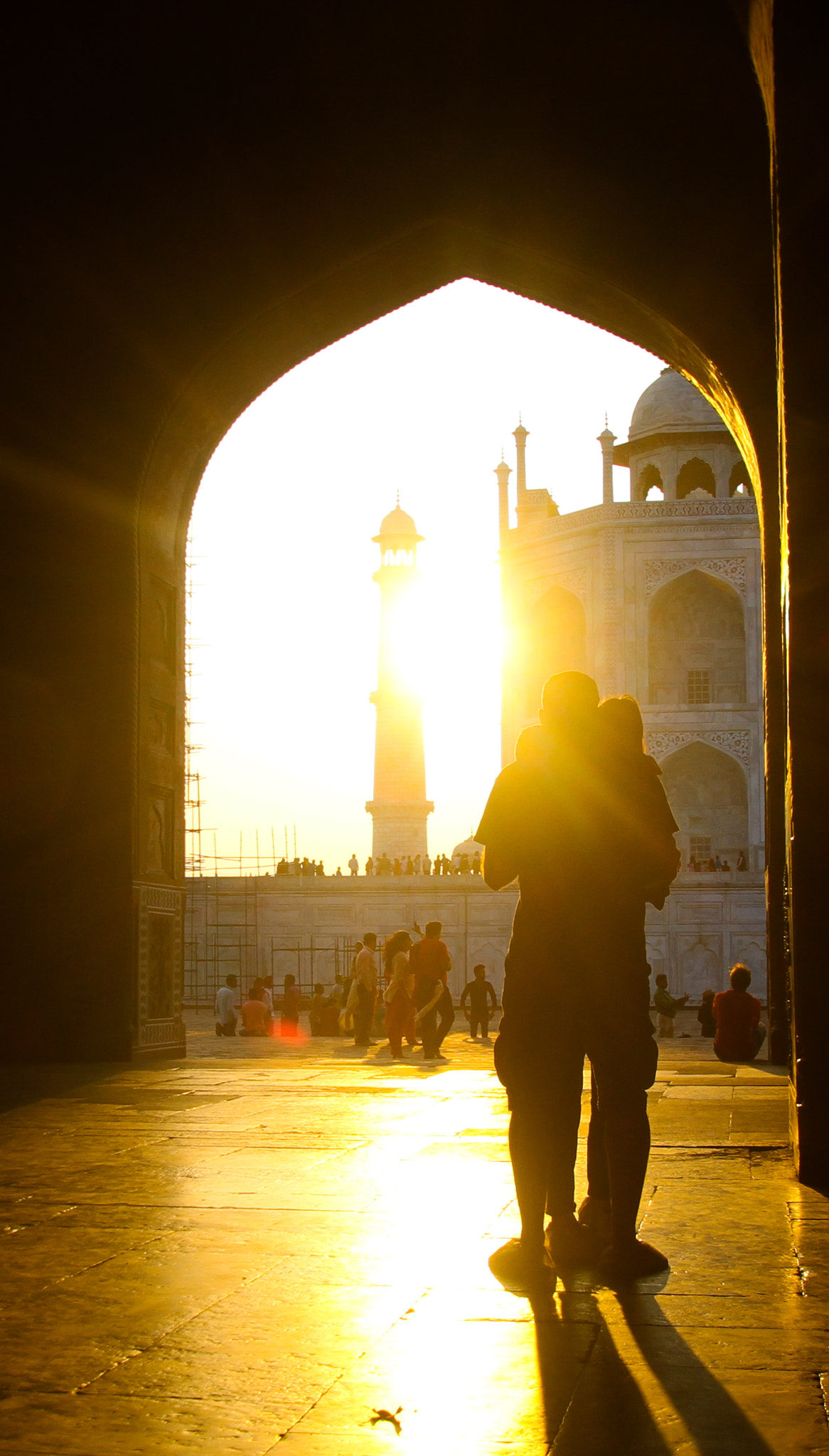 Tamron SP AF 17-50mm F2.8 XR Di II LD Aspherical (IF) sample photo. Sunset at tajmahal photography