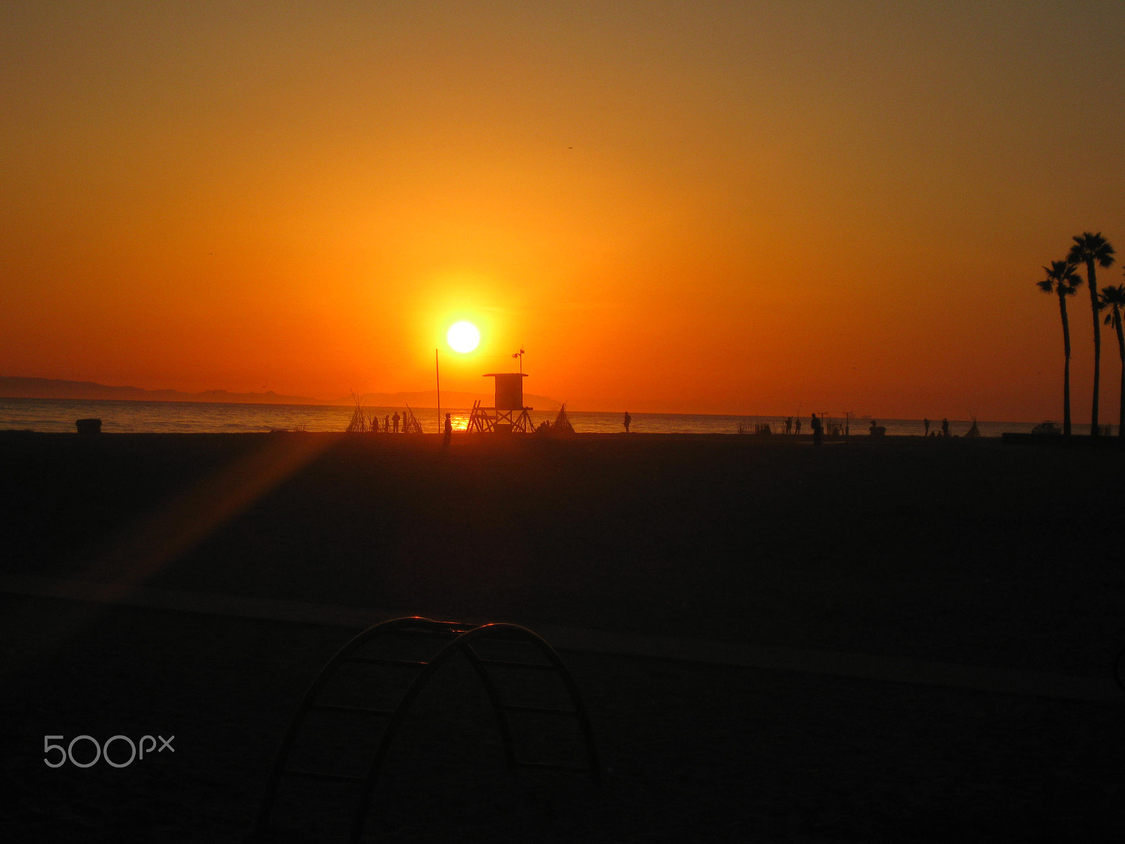 Canon PowerShot SD790 IS (Digital IXUS 90 IS / IXY Digital 95 IS) sample photo. Burning sunset at newport beach photography