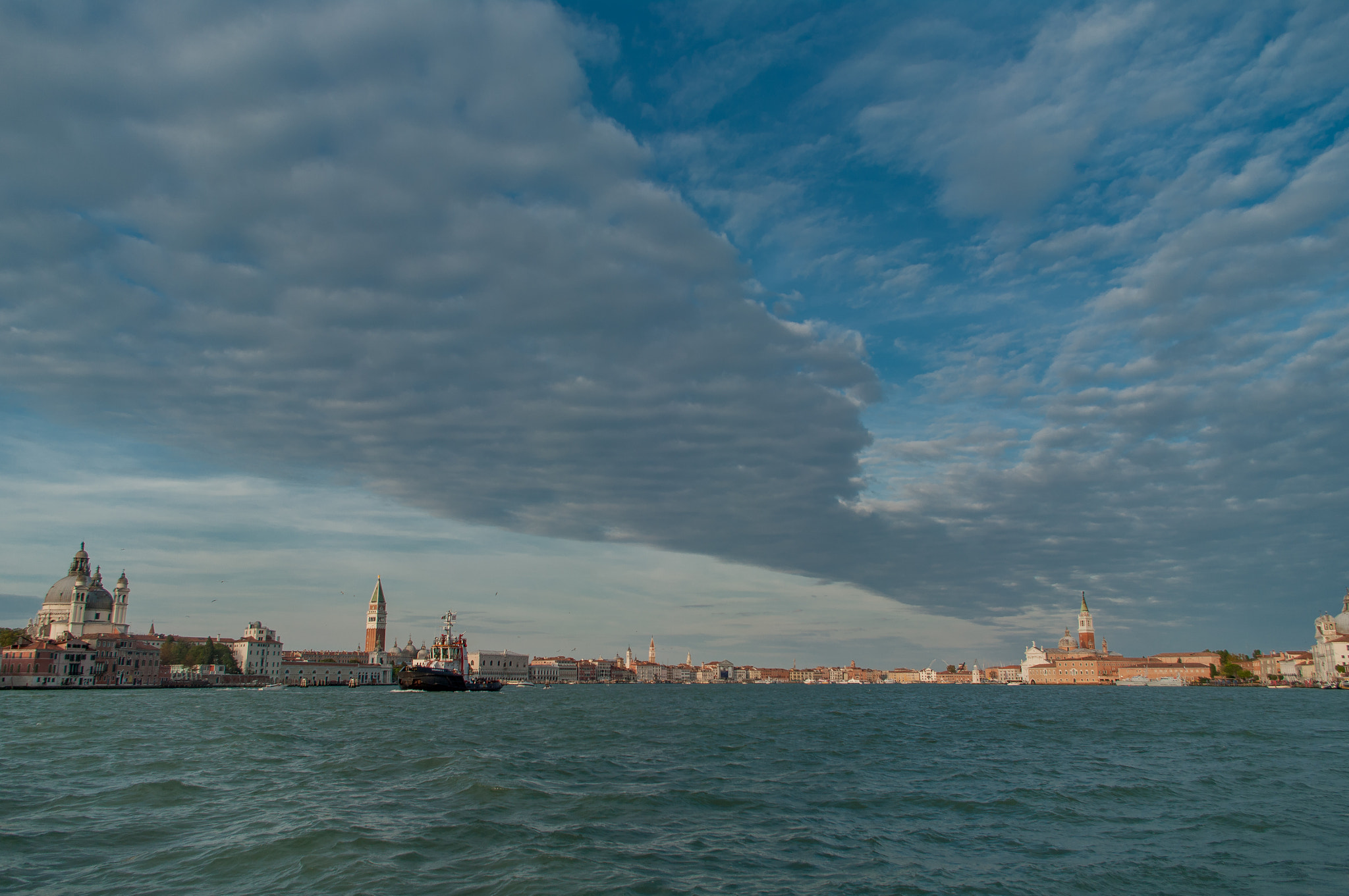 Pentax K20D sample photo. Venice from the sea photography