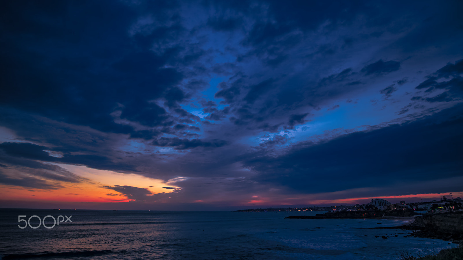 Canon EF-M 11-22mm F4-5.6 IS STM sample photo. Dusk by the bay,cascais photography