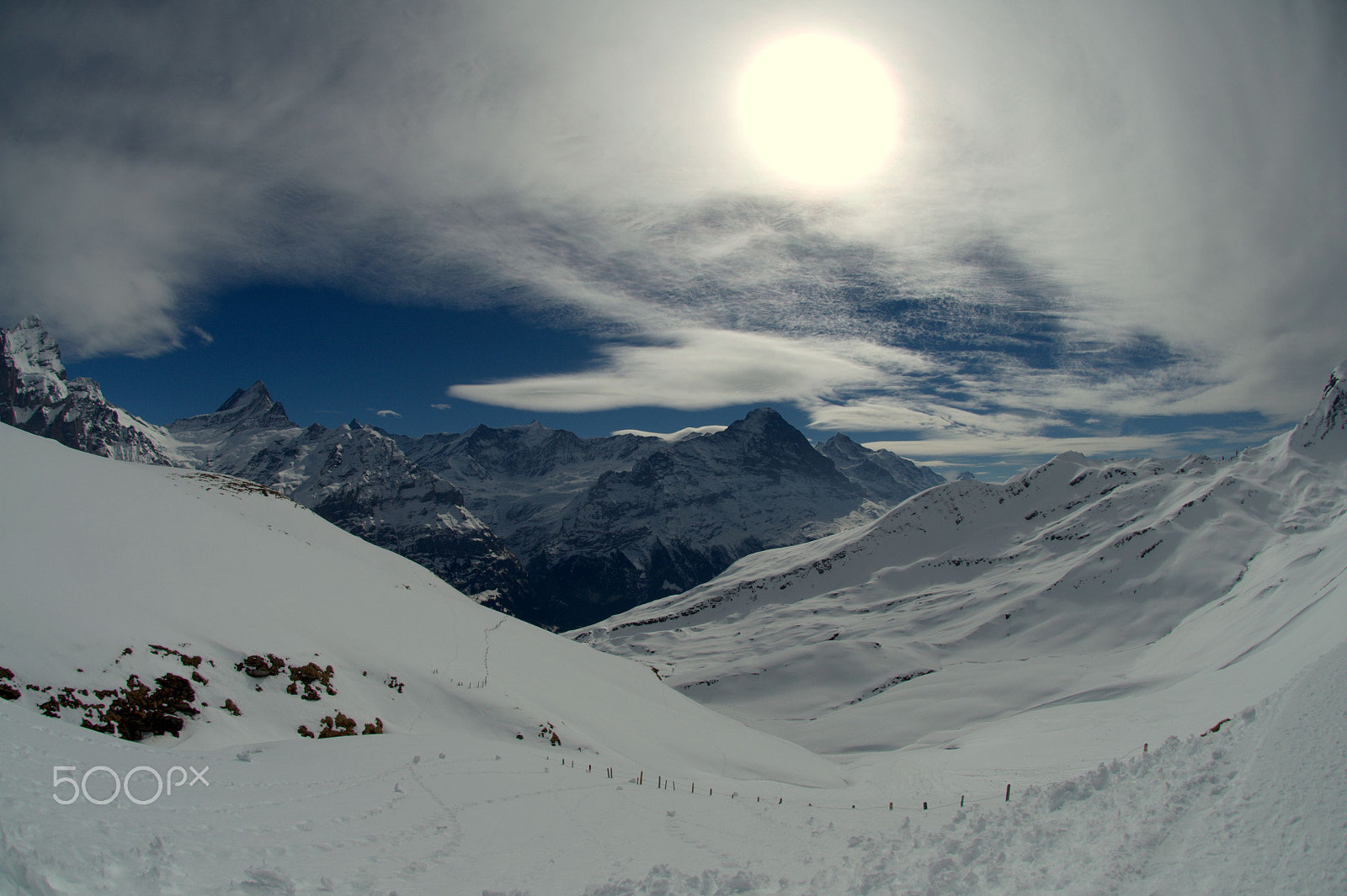 Nikon AF DX Fisheye-Nikkor 10.5mm F2.8G ED sample photo. Alpy berneńskie photography