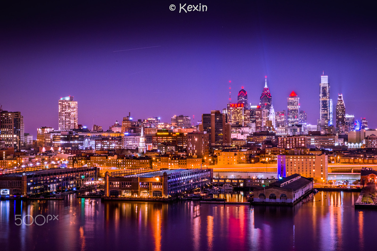 HD Pentax D FA 24-70mm F2.8 ED SDM WR sample photo. Philadelphia skyline from benjamin franklin bridge photography