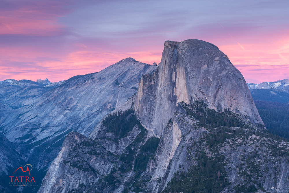 Nikon AF-S Nikkor 70-200mm F4G ED VR sample photo. Half dome photography