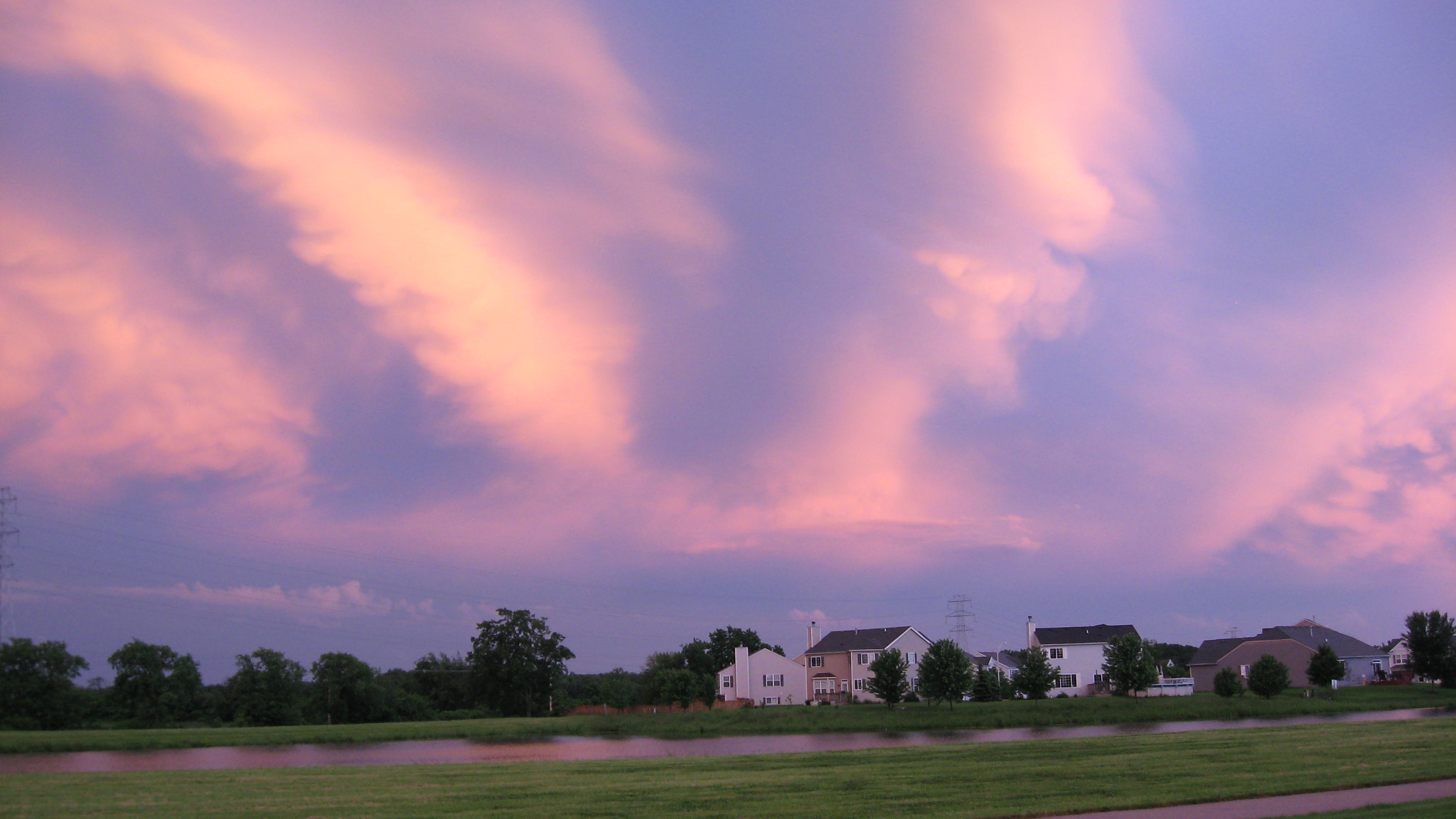 Canon POWERSHOT A570 IS sample photo. Sunset clouds photography