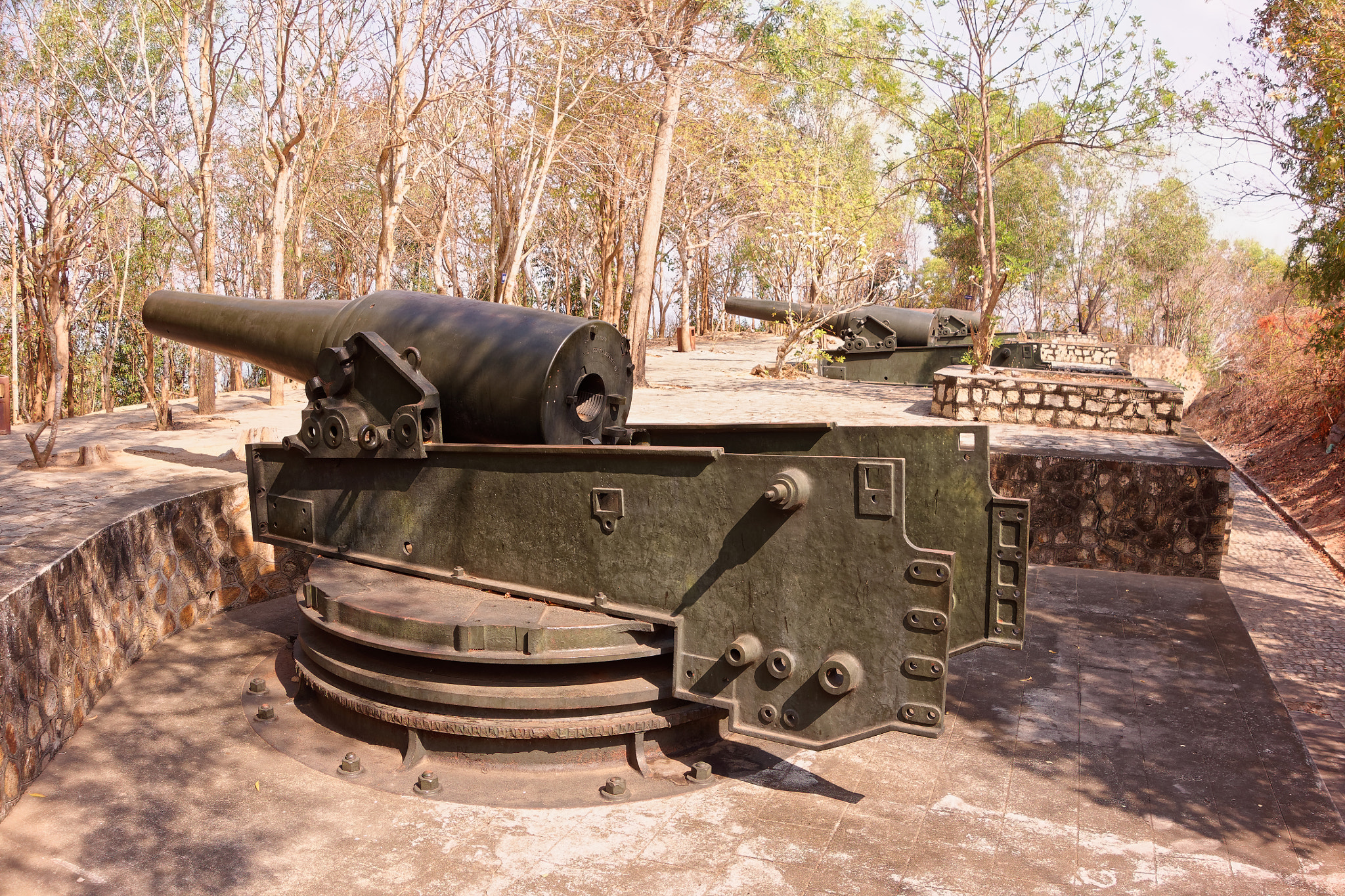 Sony Cyber-shot DSC-RX100 sample photo. Old cannons of old fortress in vung tau mountain photography