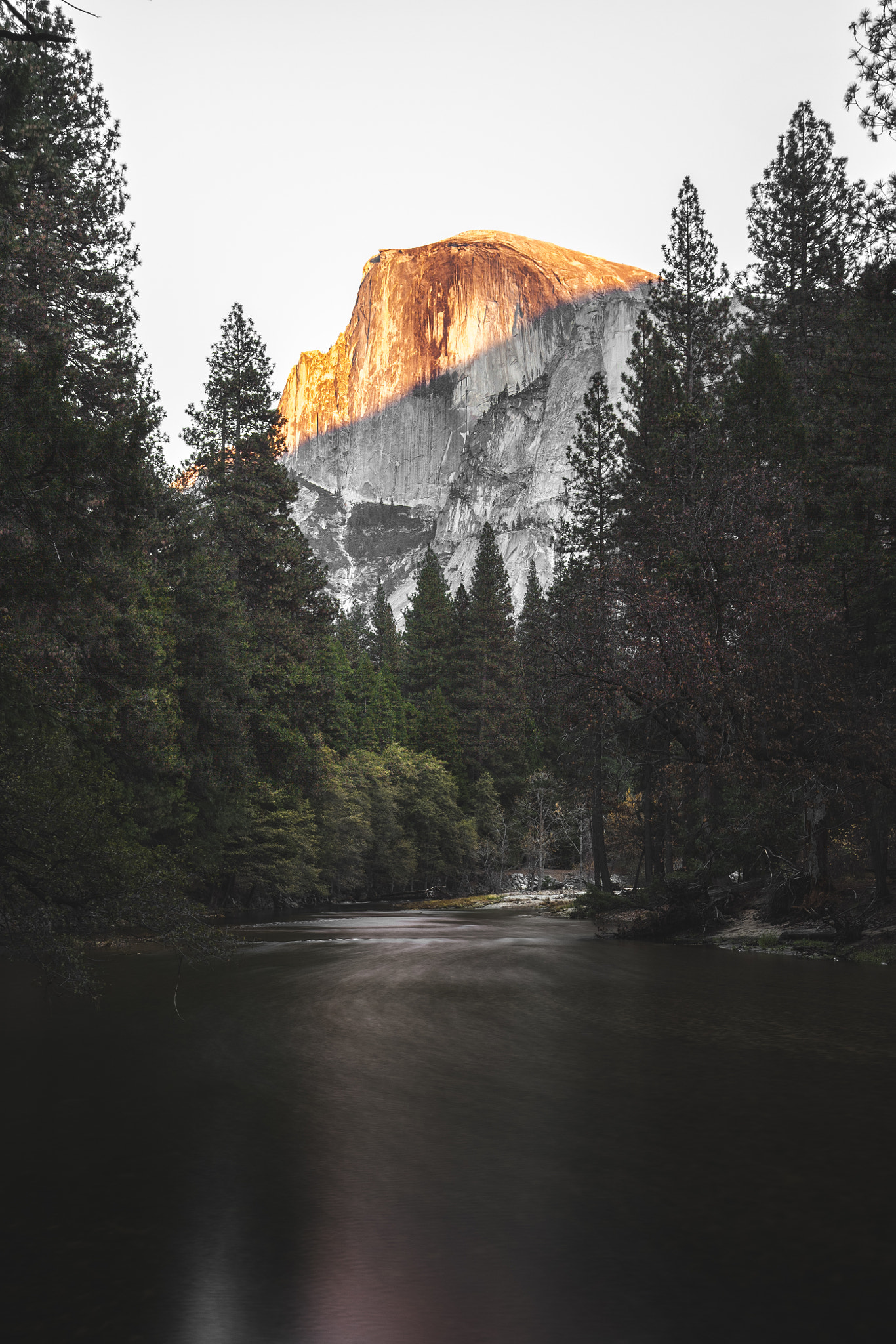Canon EF 16-35mm F4L IS USM sample photo. Half dome sunset photography