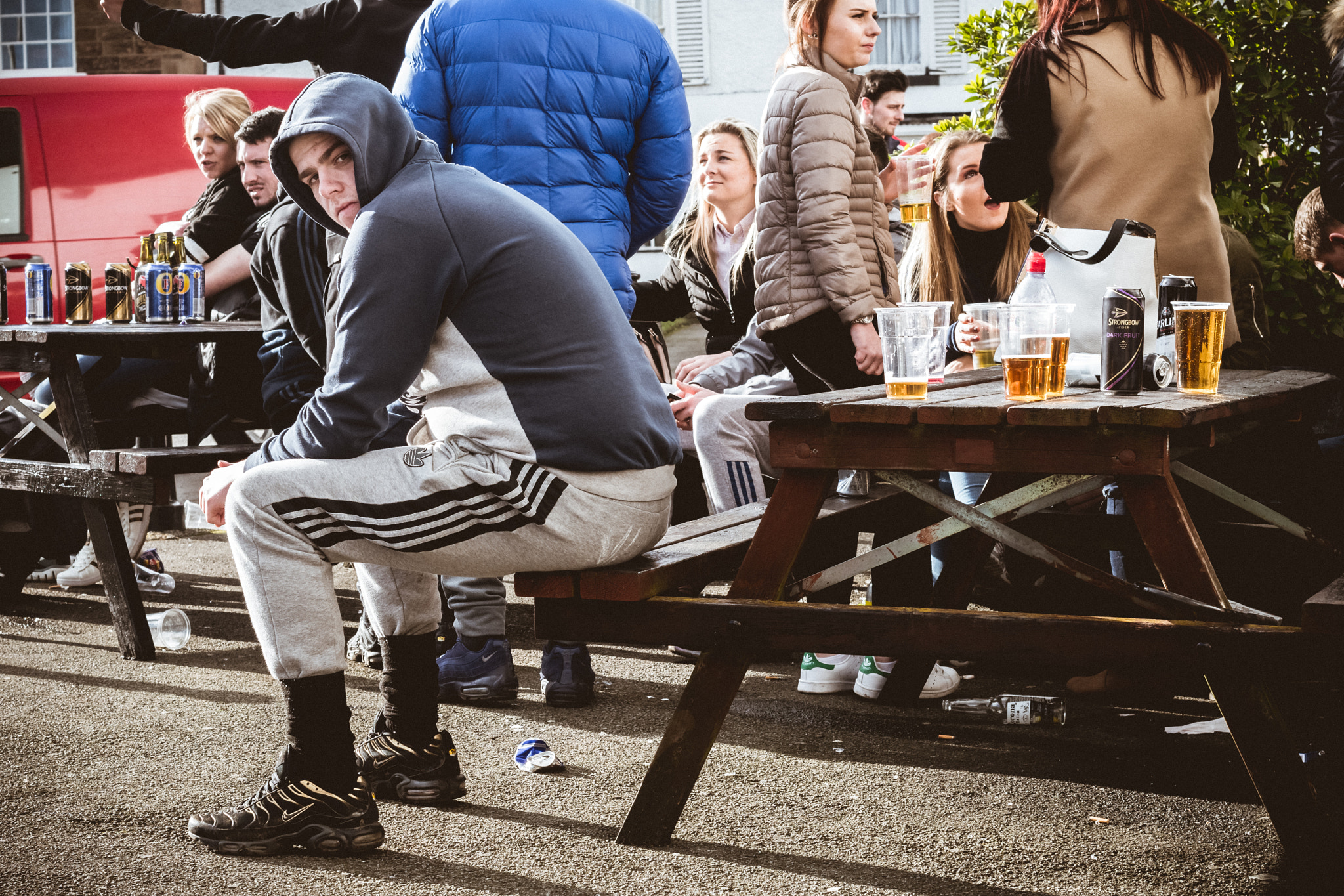 Nikon D500 sample photo. Shrove tuesday football in sedgefield. photography