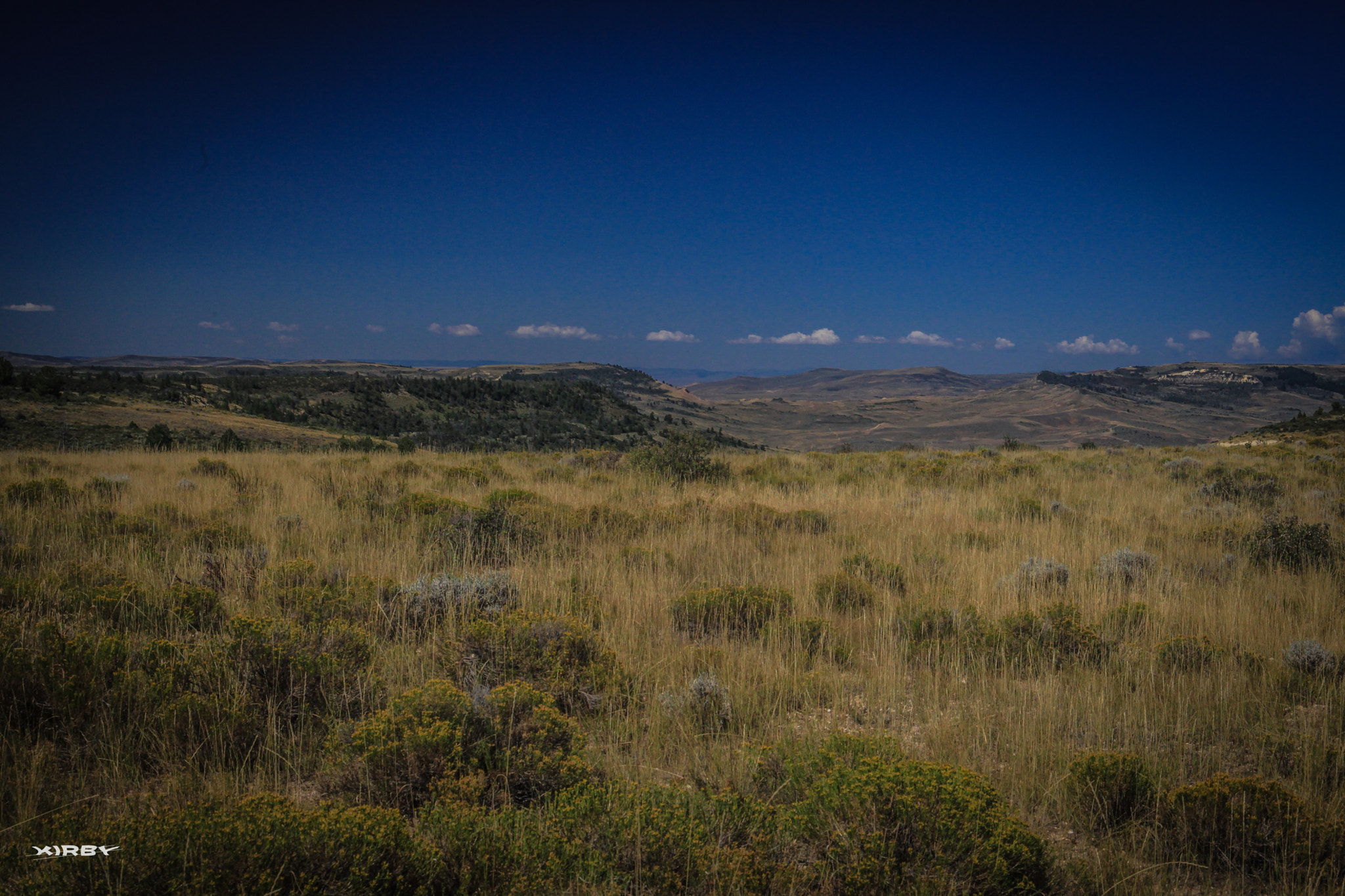 Canon EOS 5D Mark II sample photo. Wyoming prairie photography