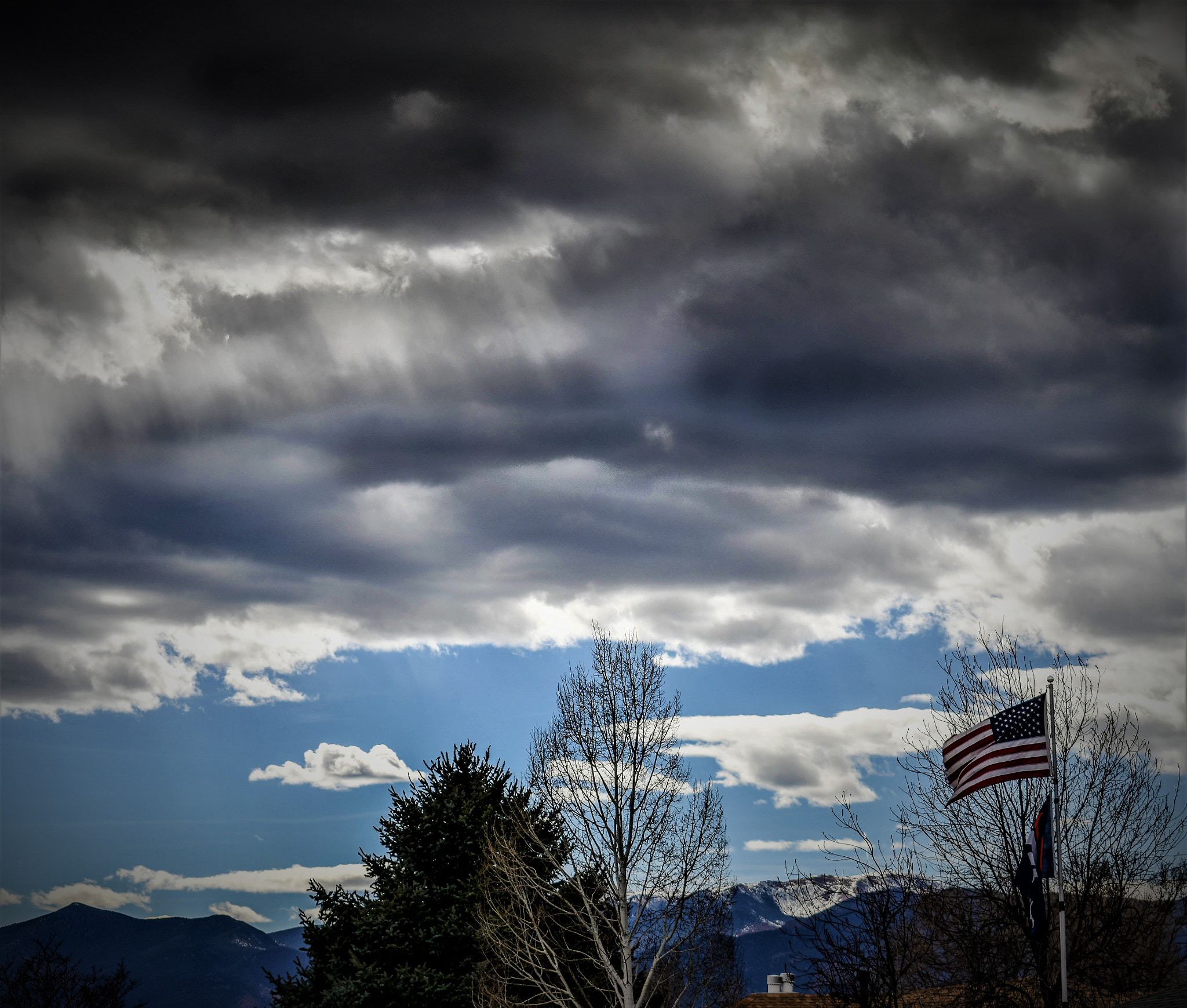 Nikon D3400 sample photo. Clouds rocky mountains photography
