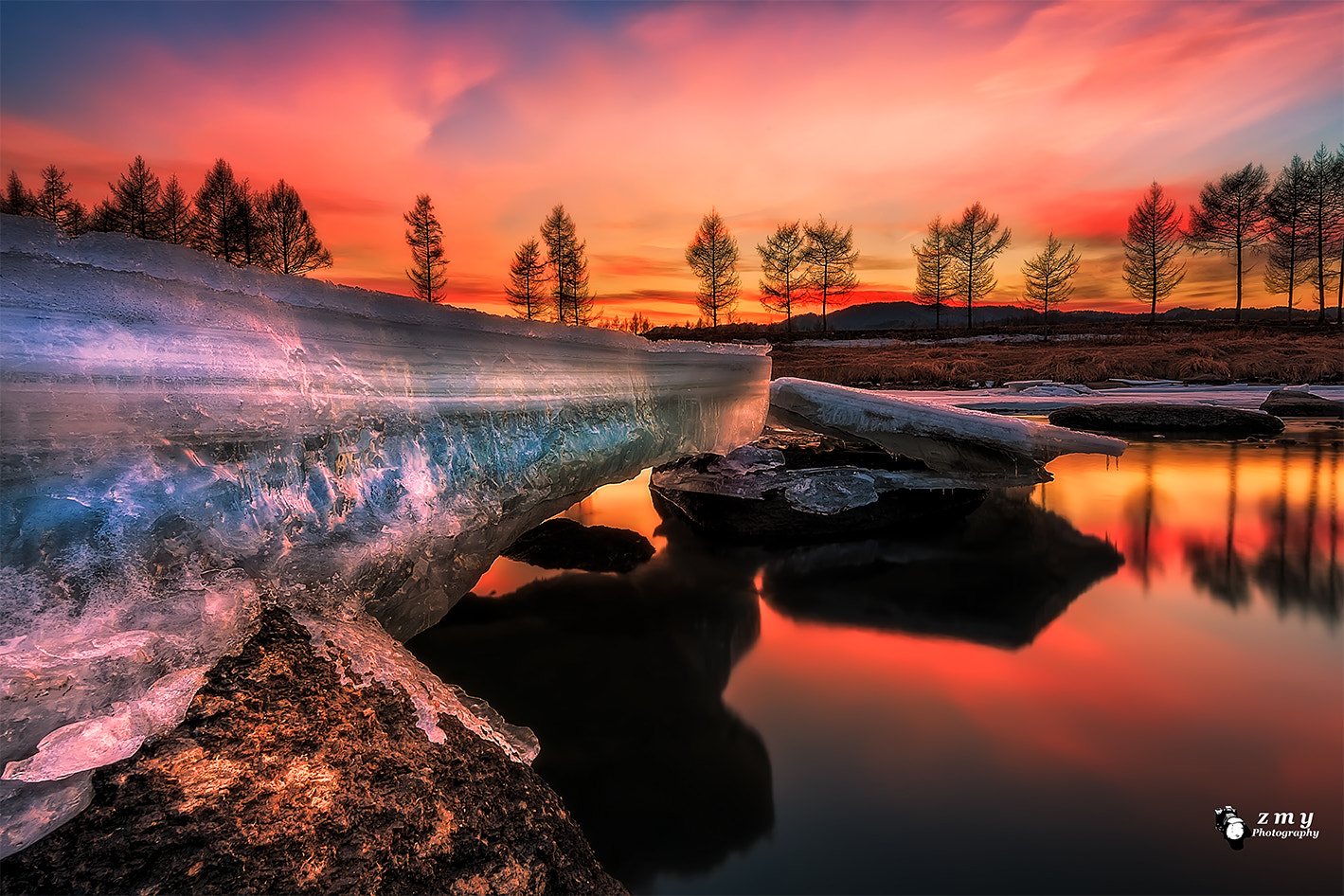 Nikon D3X sample photo. Glaciers under the sunset photography