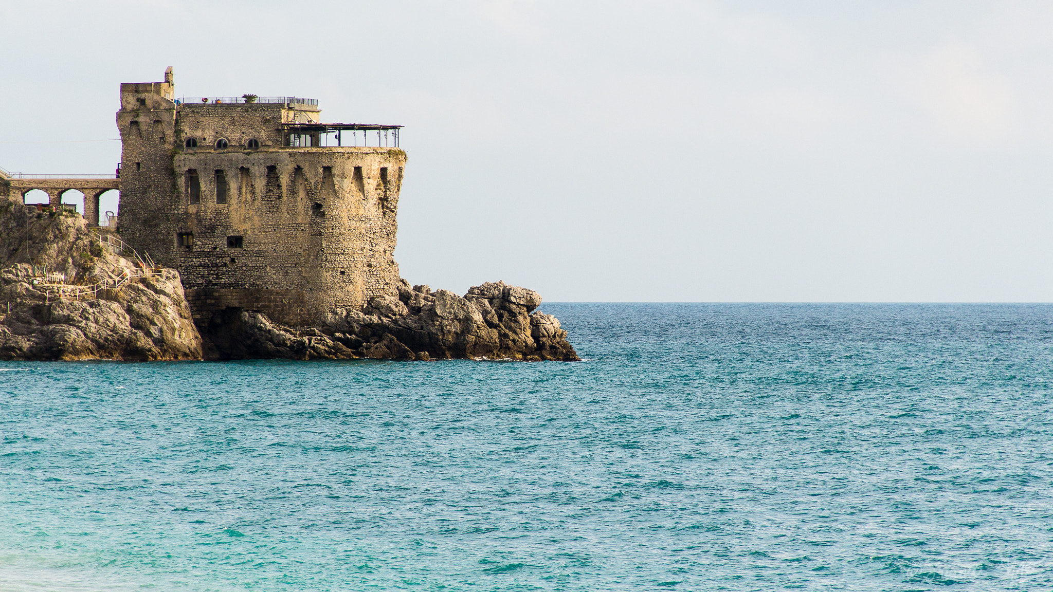 Canon EF-S 18-135mm F3.5-5.6 IS sample photo. Maiori seascape photography