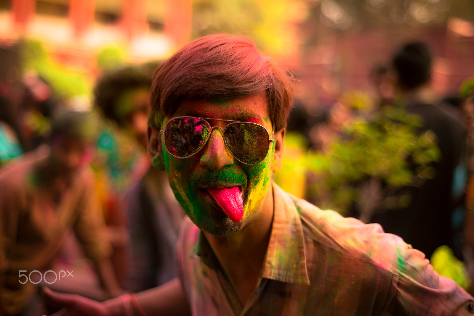 Nikon D610 + AF Nikkor 50mm f/1.8 sample photo. Holi celebration photography